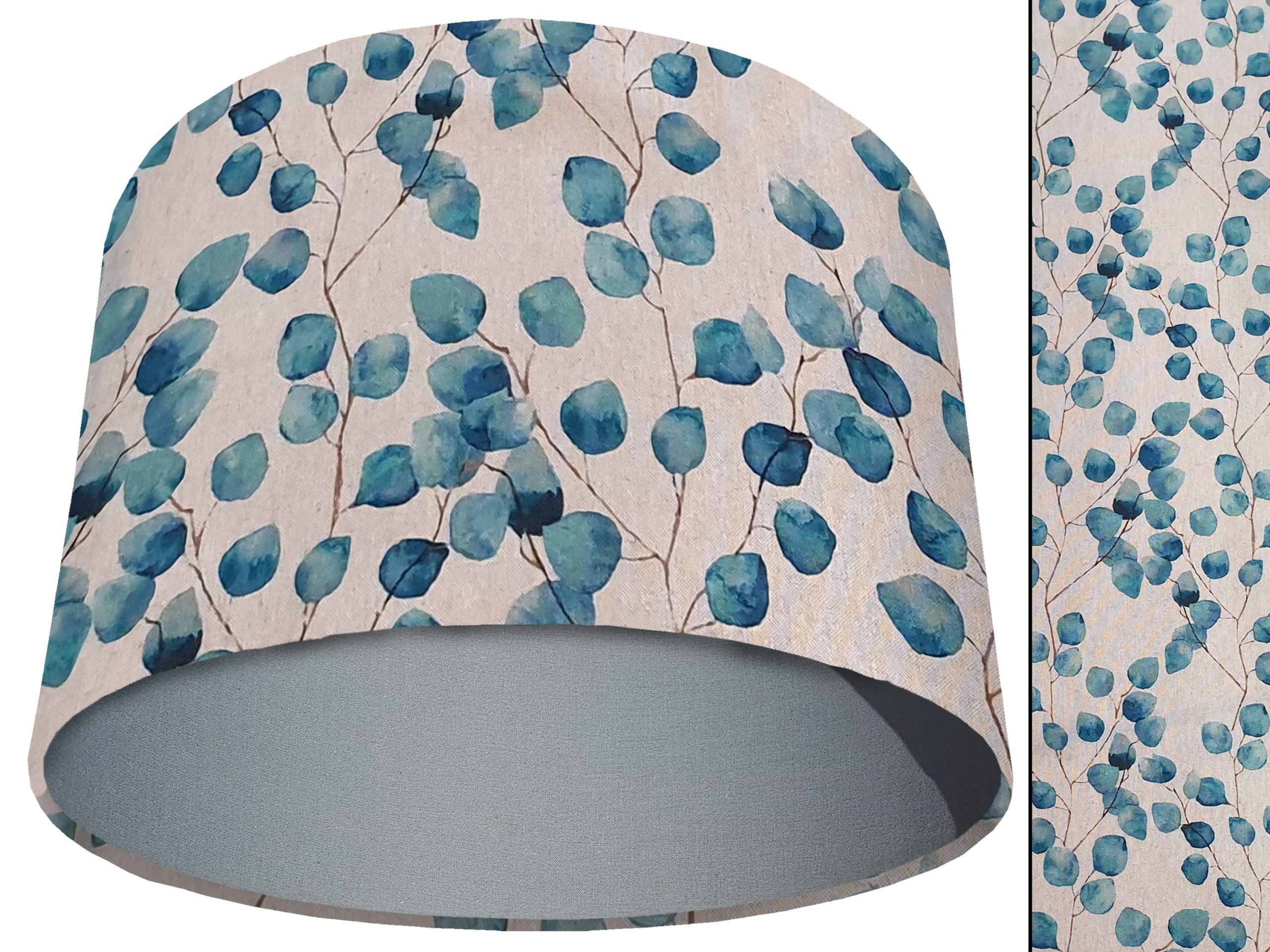 Honesty Teal Light Shade Light Grey, Country Home Interior