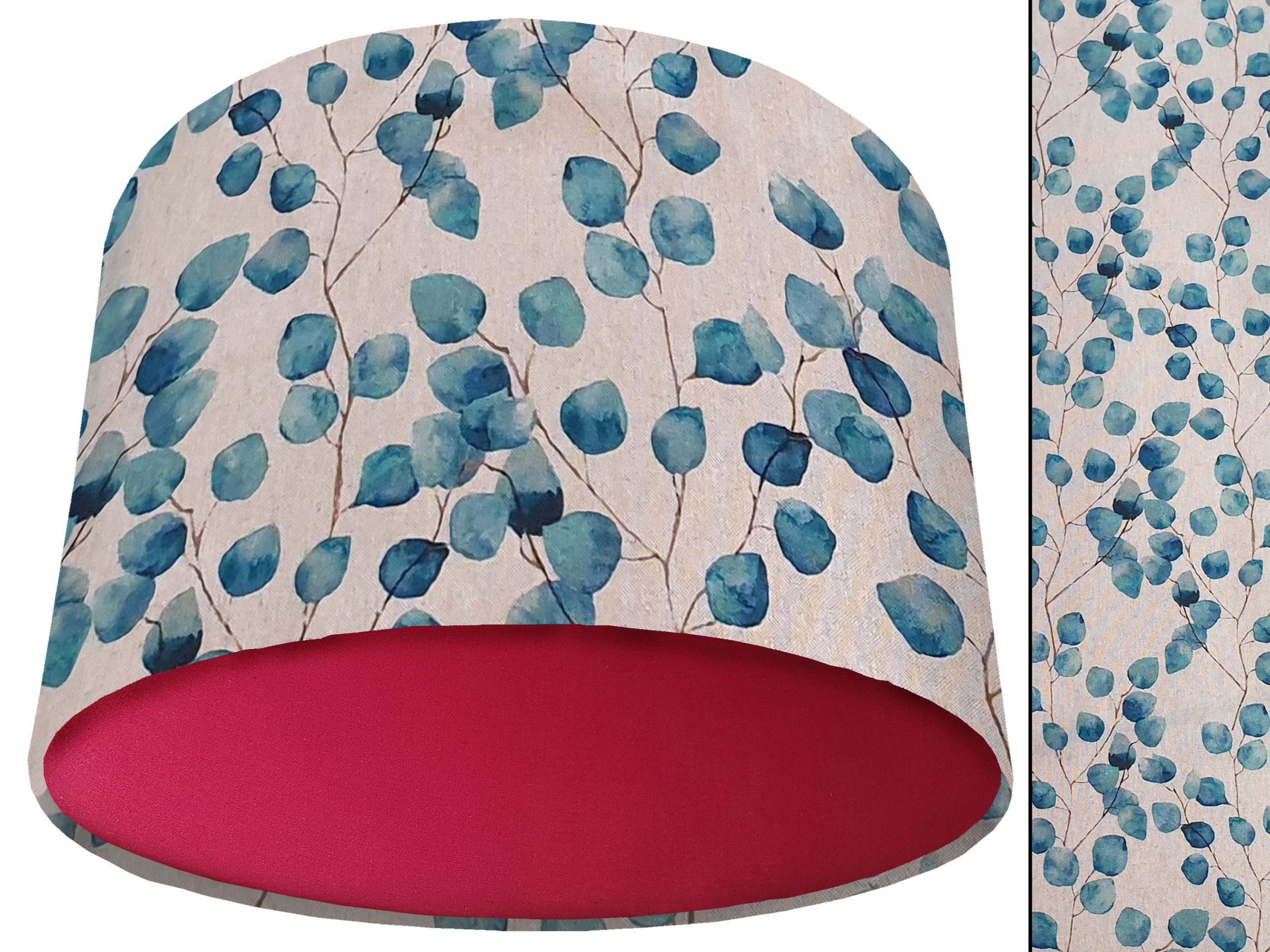 Honesty Teal Light Shade Red, Country Home Interior