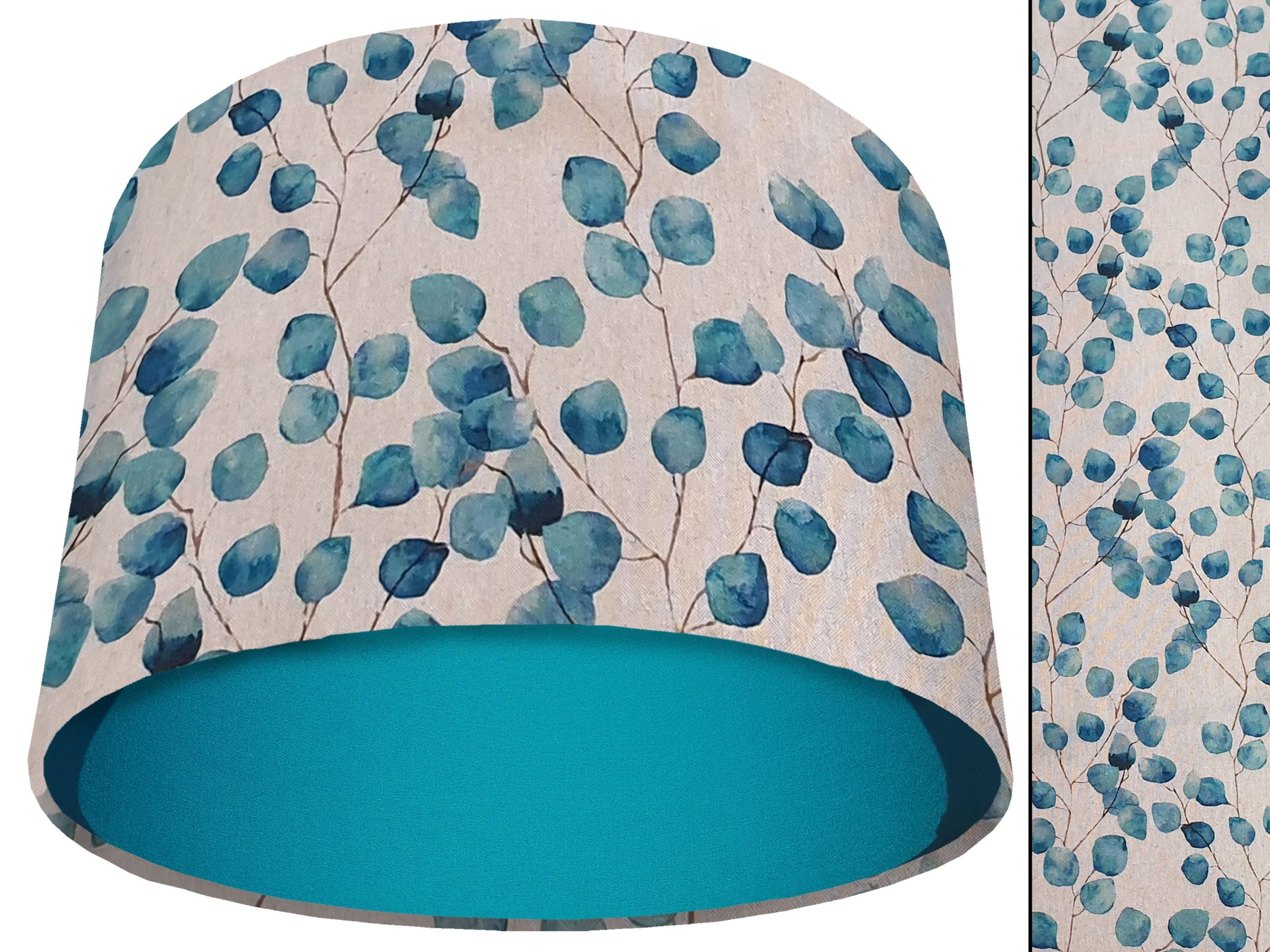 Honesty Teal Light Shade Teal, Country Home Interior