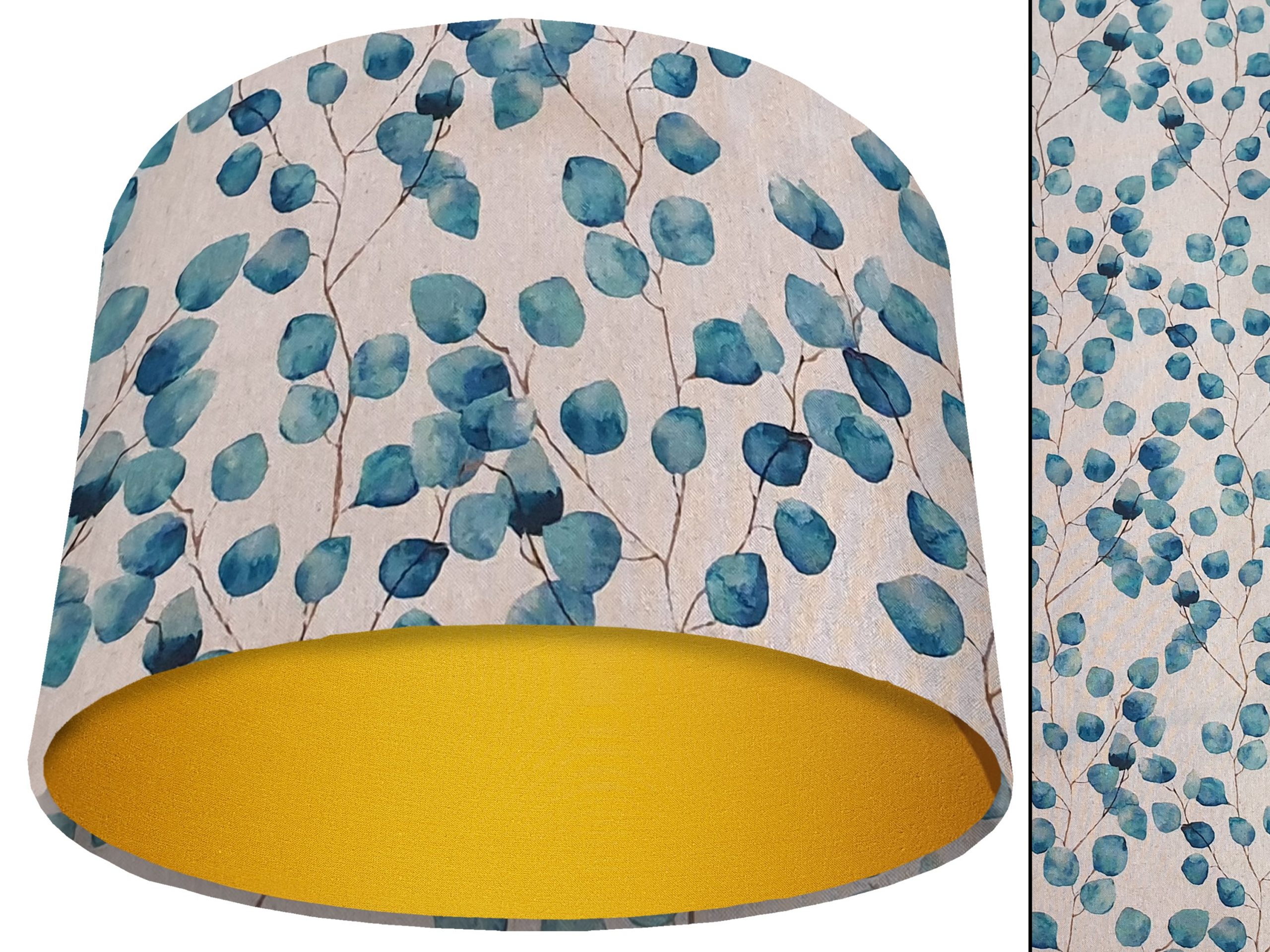 Honesty Teal Light Shade Yellow, Country Home Interior