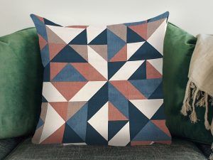 Art Deco Scatter Cushion, Classic Retro Interior Design