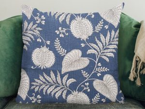 Blue Paisley Scatter Cushion, Stylish Home Interior