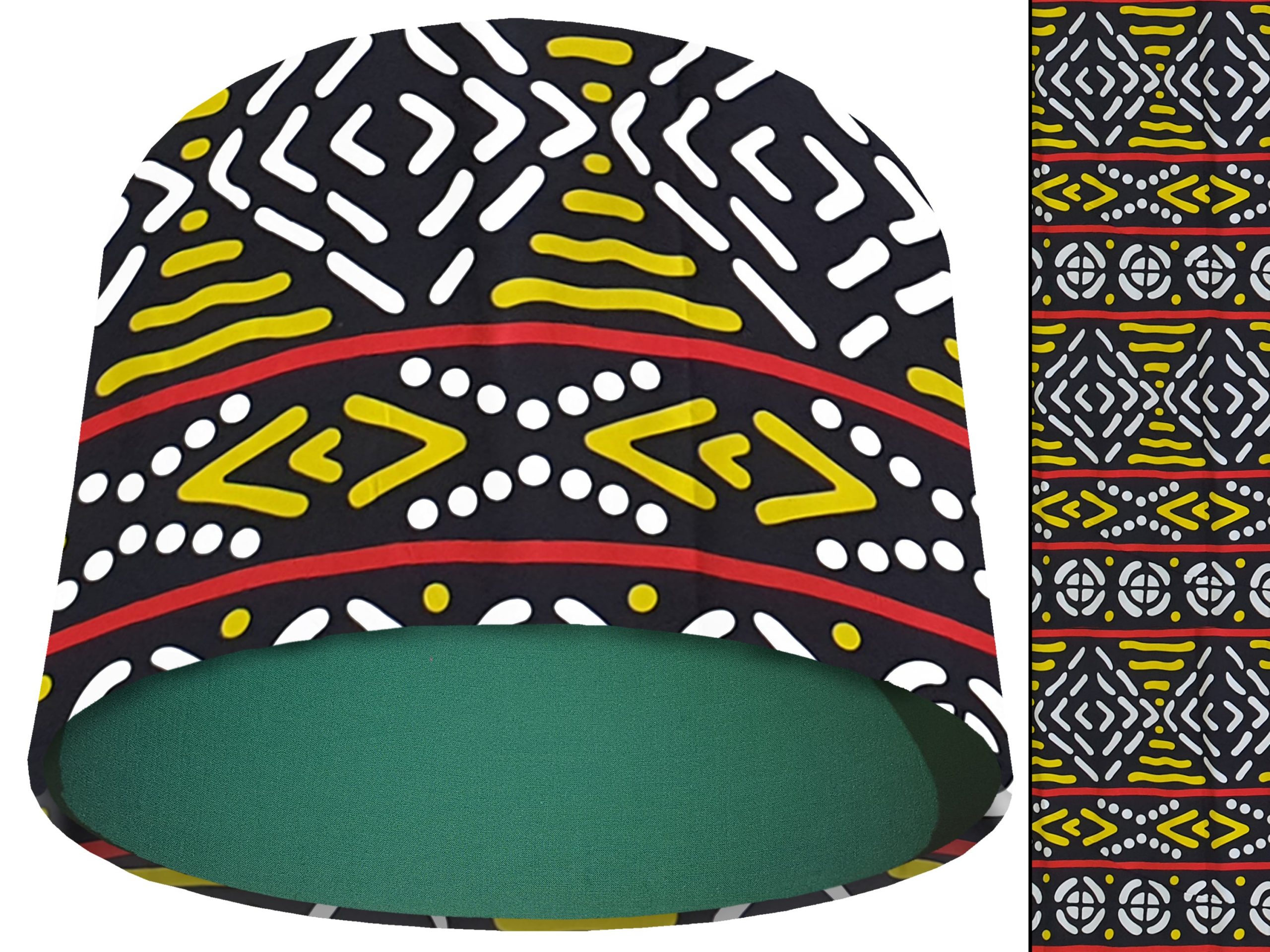 Geometric Bohemian Light Shade Green, Modern Interior