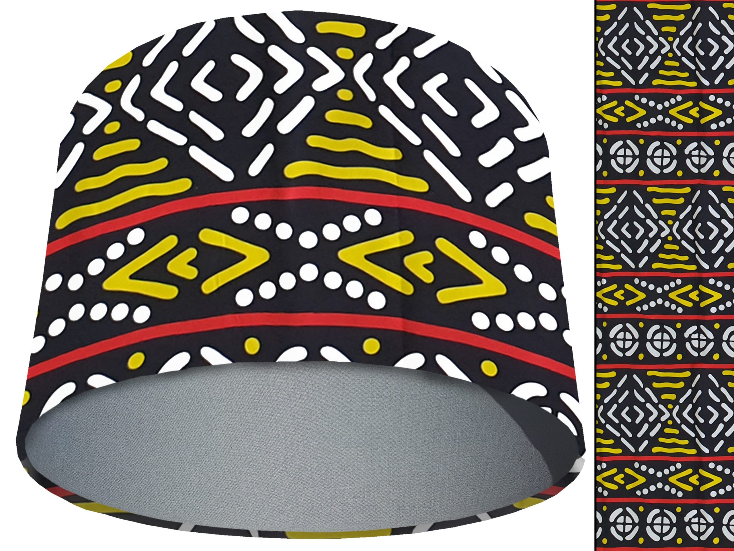 Geometric Bohemian Light Shade Light Grey, Modern Interior