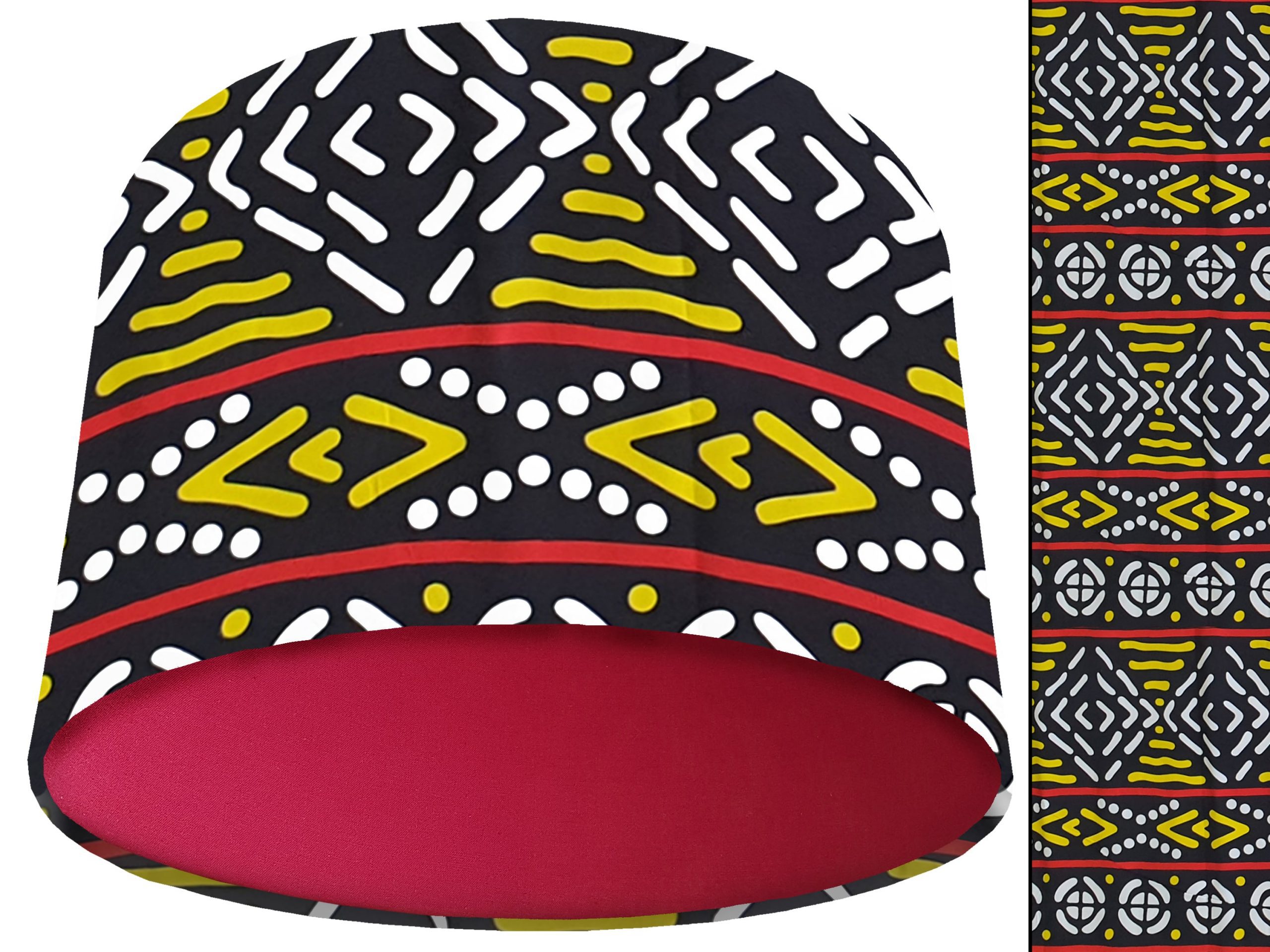 Geometric Bohemian Light Shade Red, Modern Interior