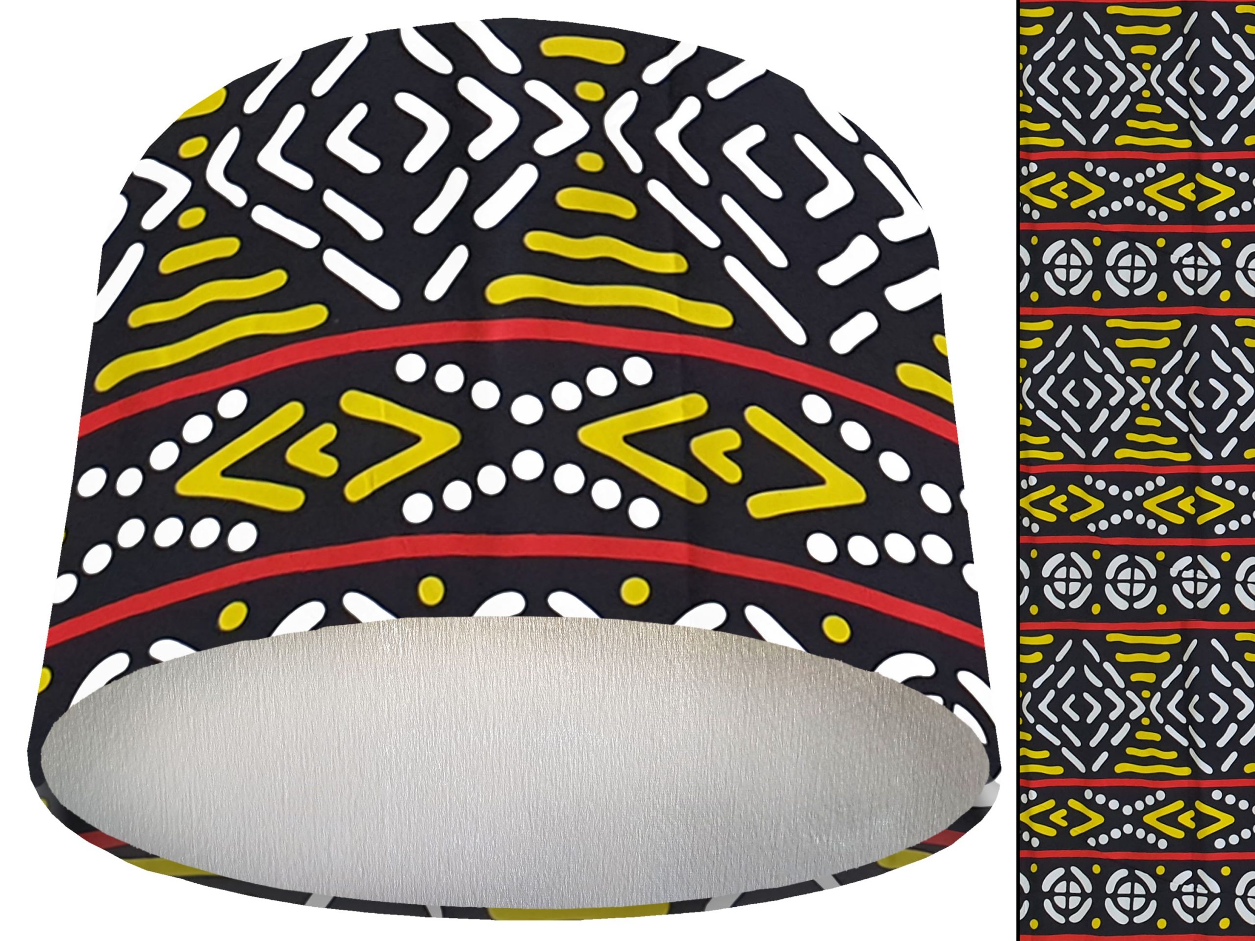 Geometric Bohemian Lamp Shade Silver, Bold Home Interior