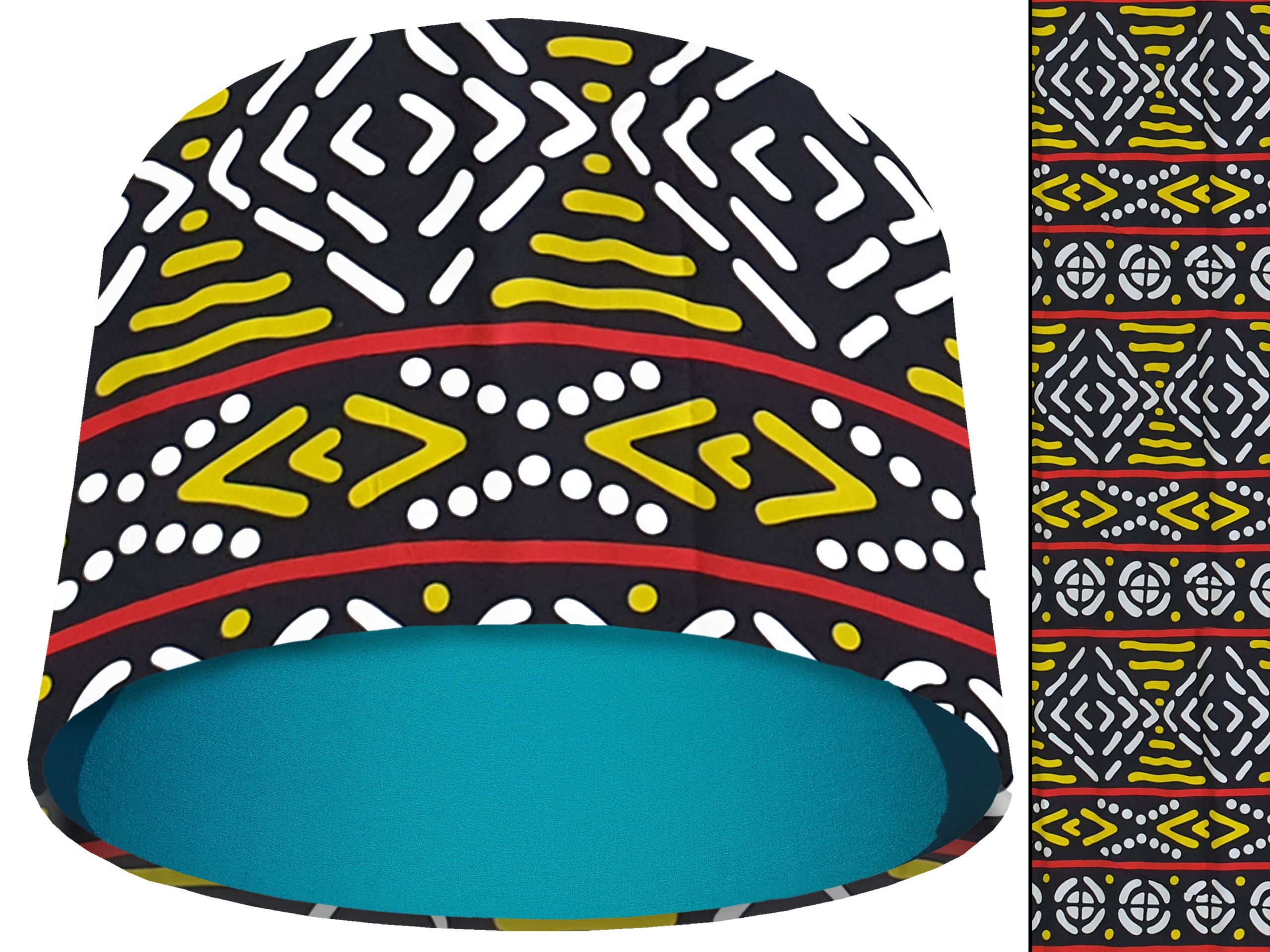 Geometric Bohemian Light Shade Teal, Modern Interior