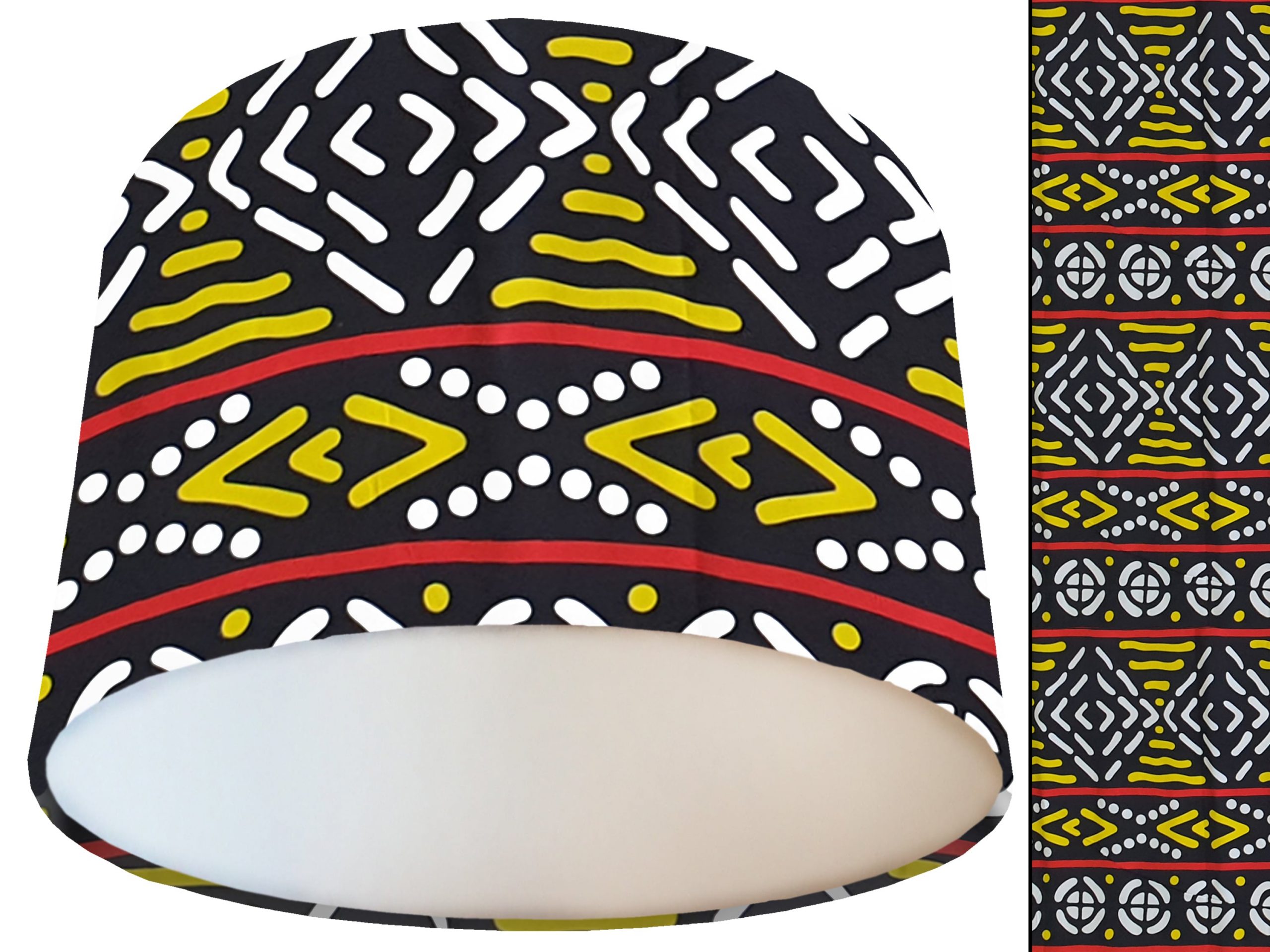 Geometric Bohemian Lamp Shade White, Bold Home Interior