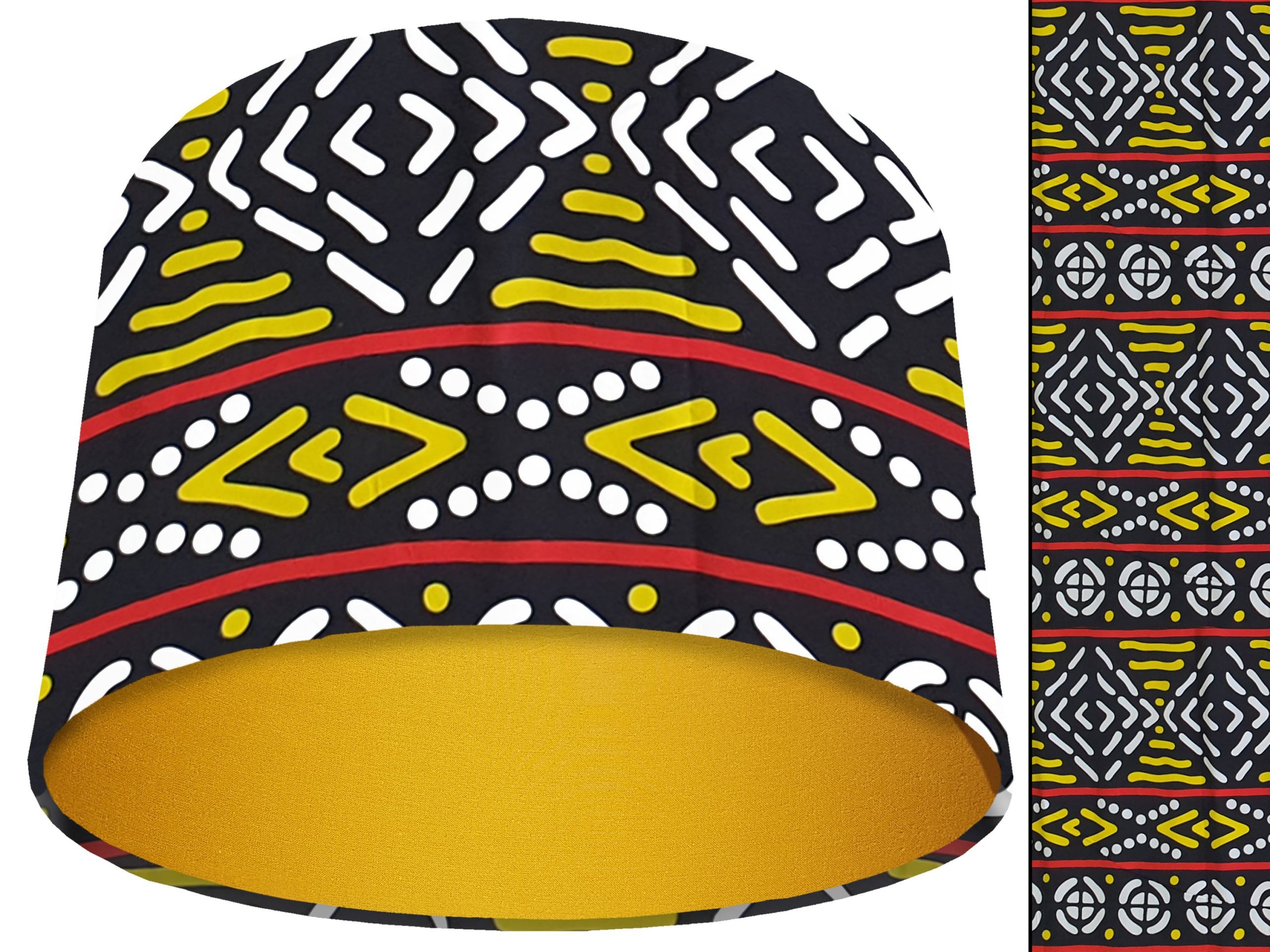 Geometric Bohemian Light Shade Yellow, Modern Interior