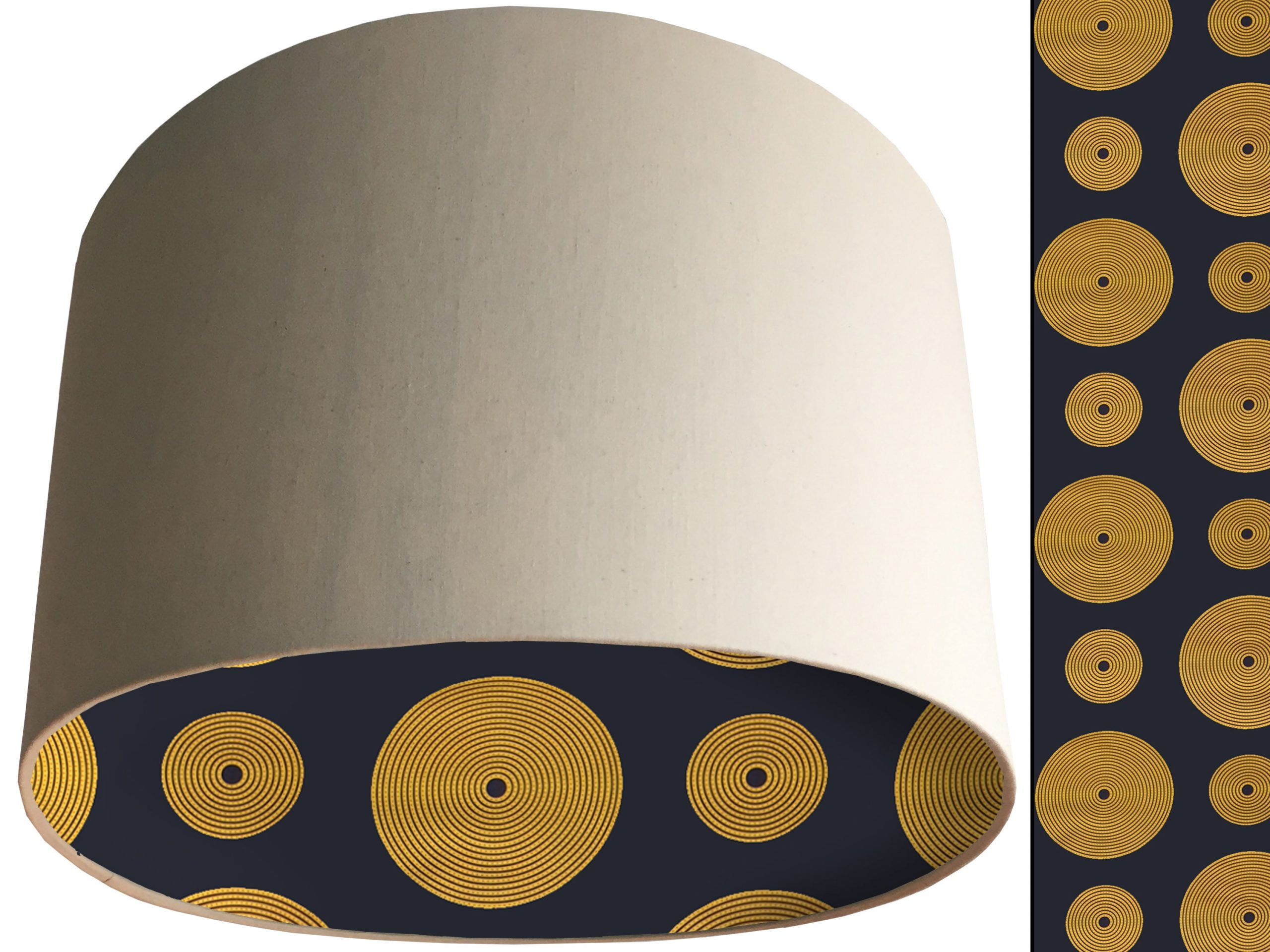 Retro Bohemian Lampshade Cream, Stylish Home Interior