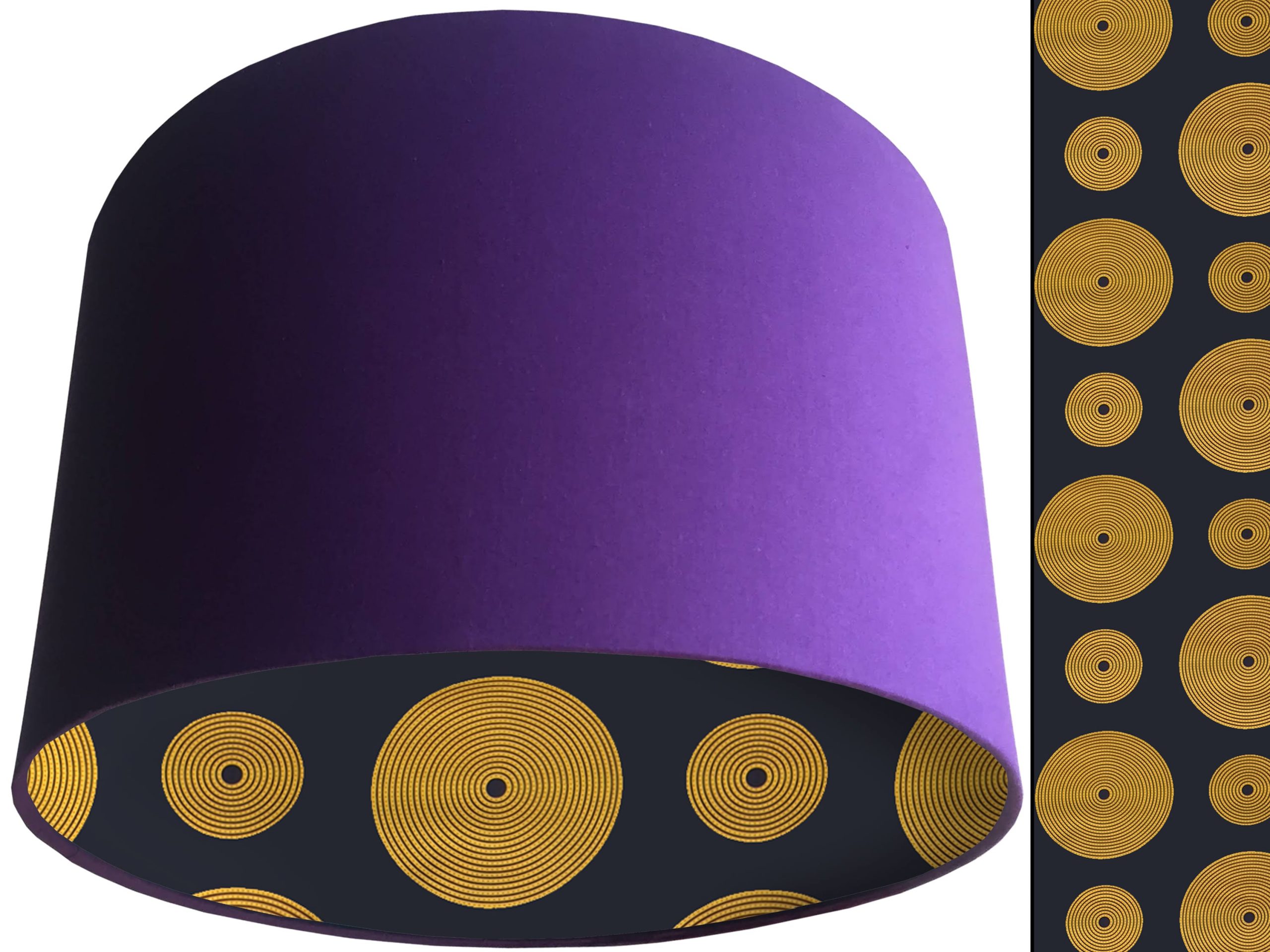 Retro Bohemian Lampshade Purple, Stylish Home Interior