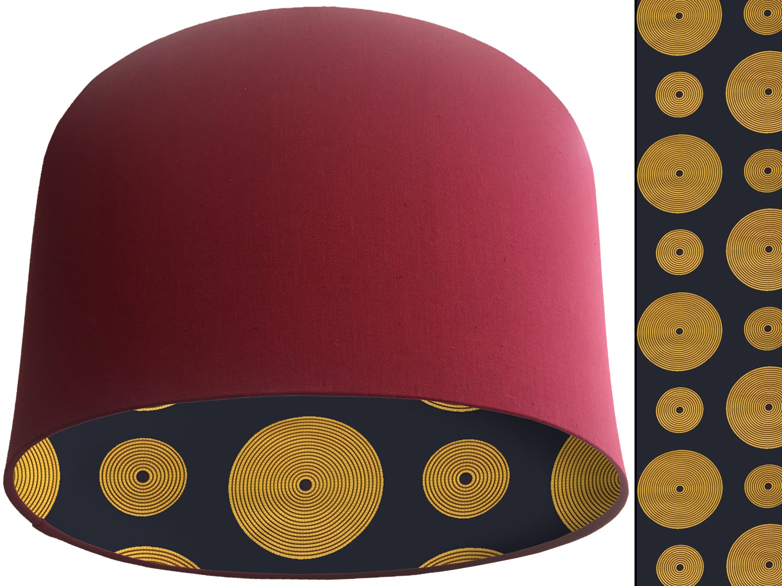 Retro Bohemian Lampshade Red, Stylish Home Interior