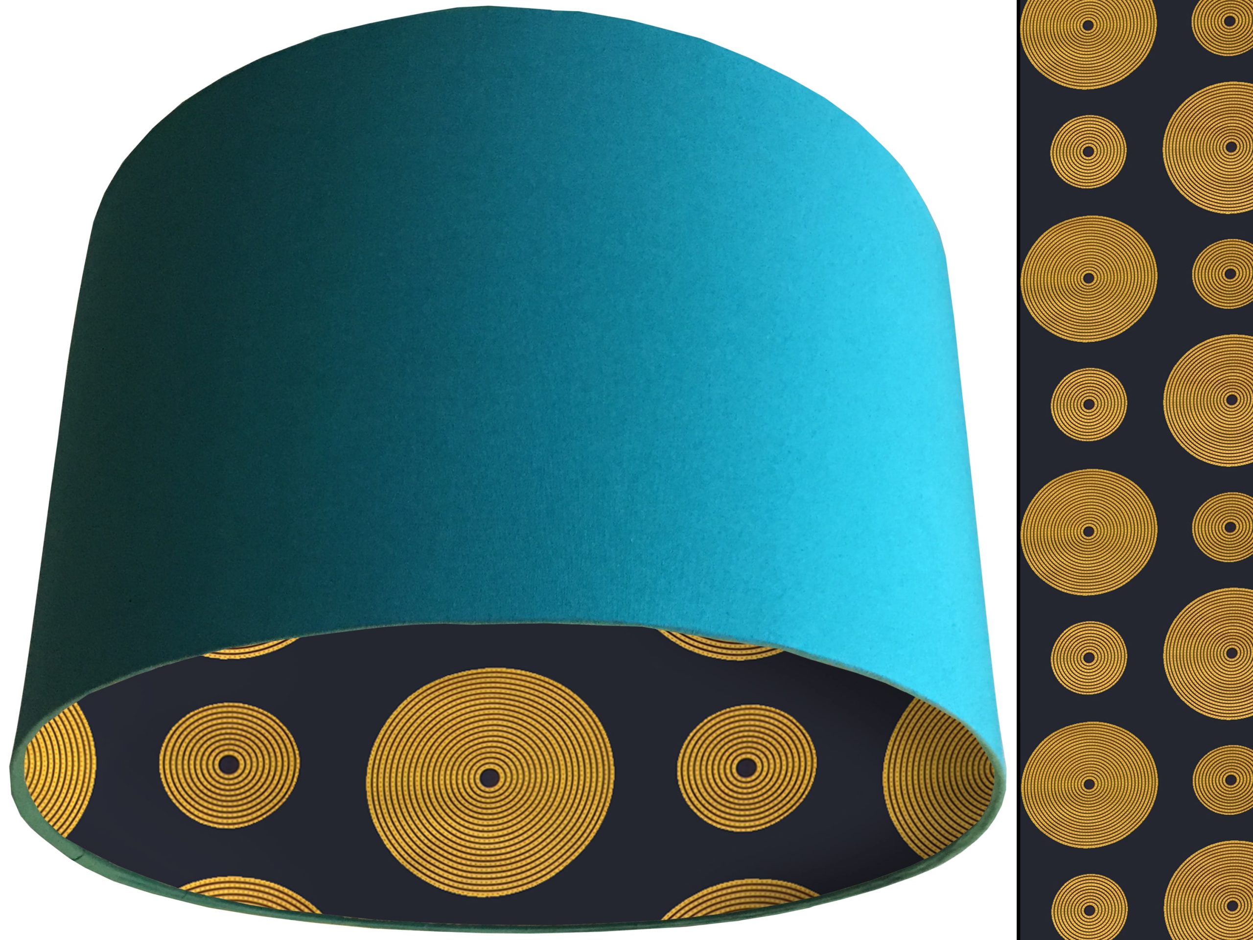 Retro Bohemian Lampshade Teal, Stylish Home Interior