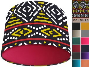 Geometric Bohemian Light Shade Red, Modern Interior