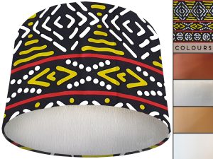Geometric Bohemian Lamp Shade Silver, Bold Home Interior