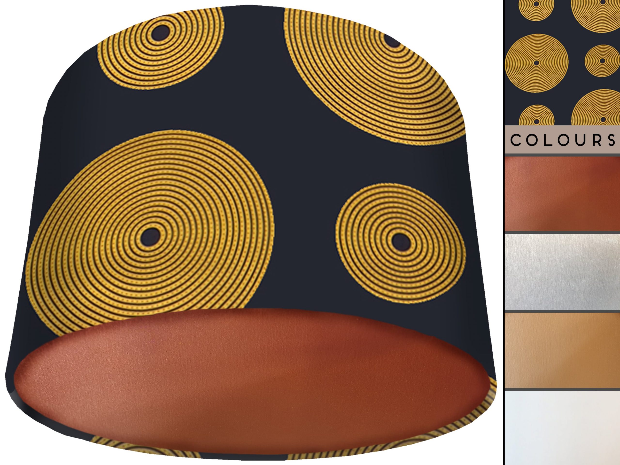Retro Bohemian Lamp Shade Copper, Stylish Home Interior