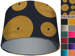 Retro Bohemian Light Shade Light Grey, Bold Interior Lighting