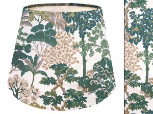 Oriental Trees Green Empire Lampshade, Stylish Home