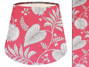 Paisley Pink Empire Lampshade, Bold Home Interior