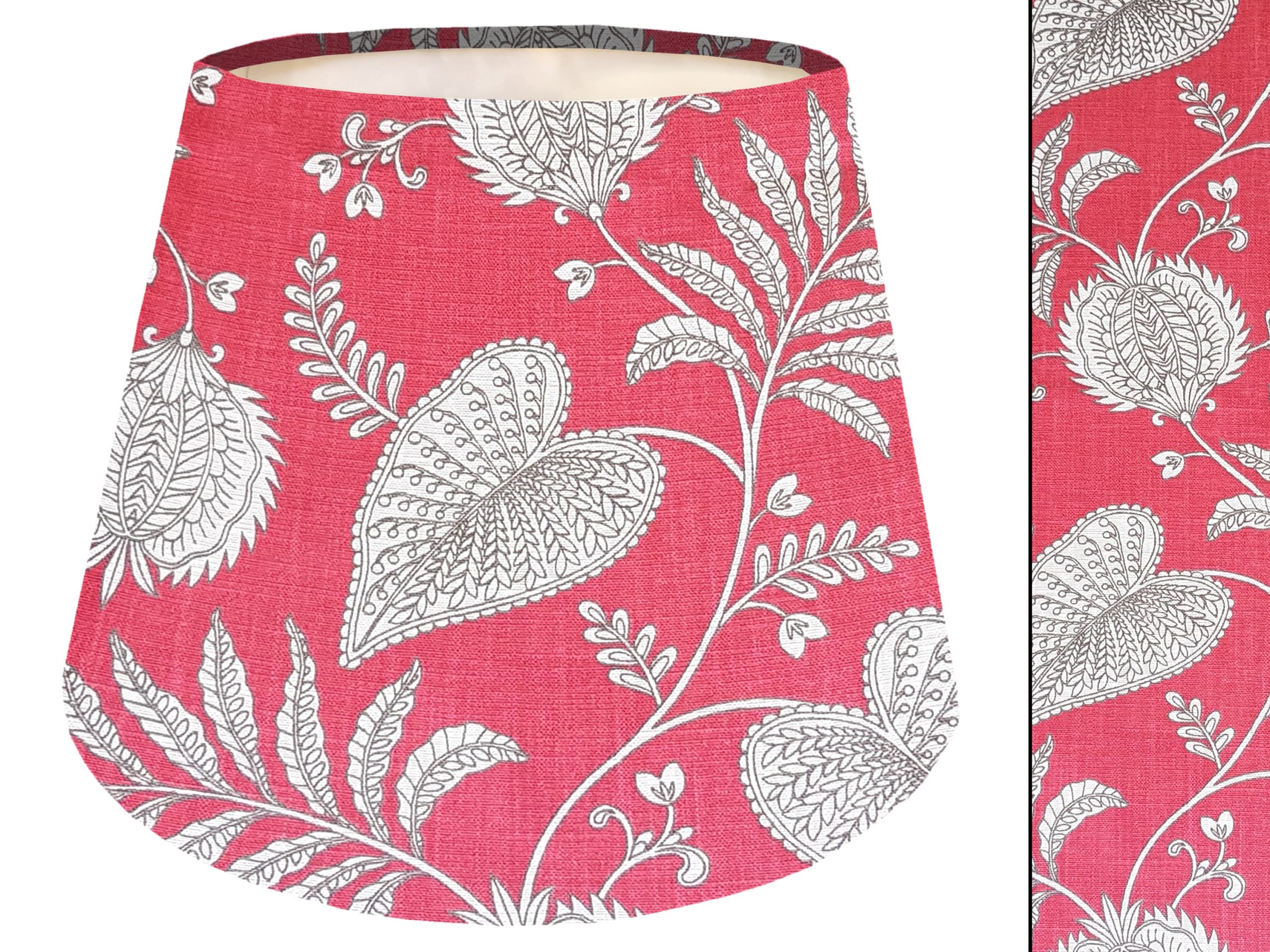 Paisley Pink Empire Lampshade, Bold Home Interior