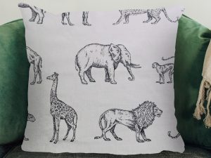 Savannah Animals Scatter Cushion, African Animal