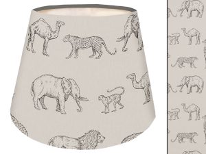Savannah Animals Empire Lampshade, Exotic Home