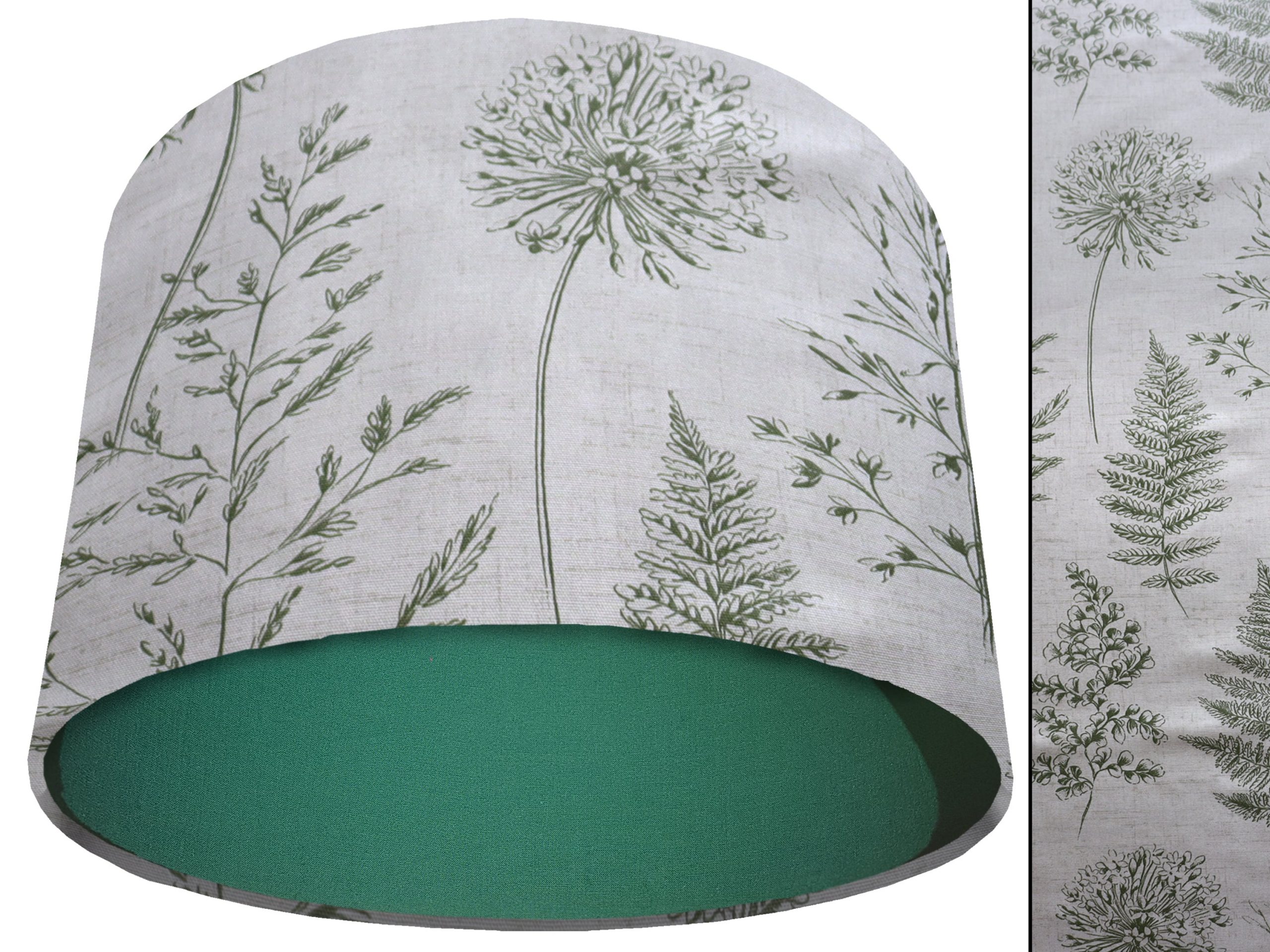 Country Green Light Shade Green, Rustic Home Interior