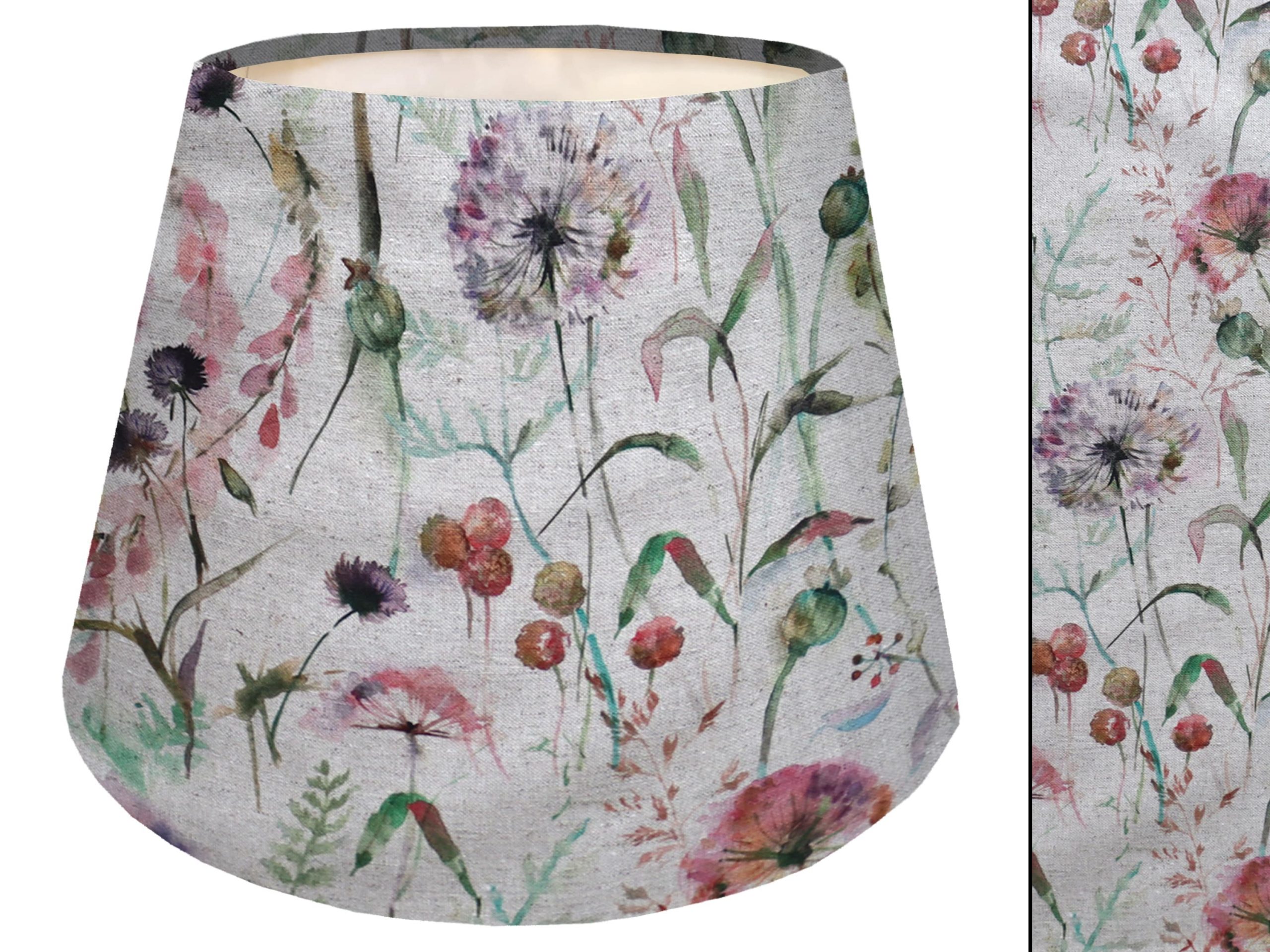 Botanical Country Empire Lampshade, Floral Home Interior