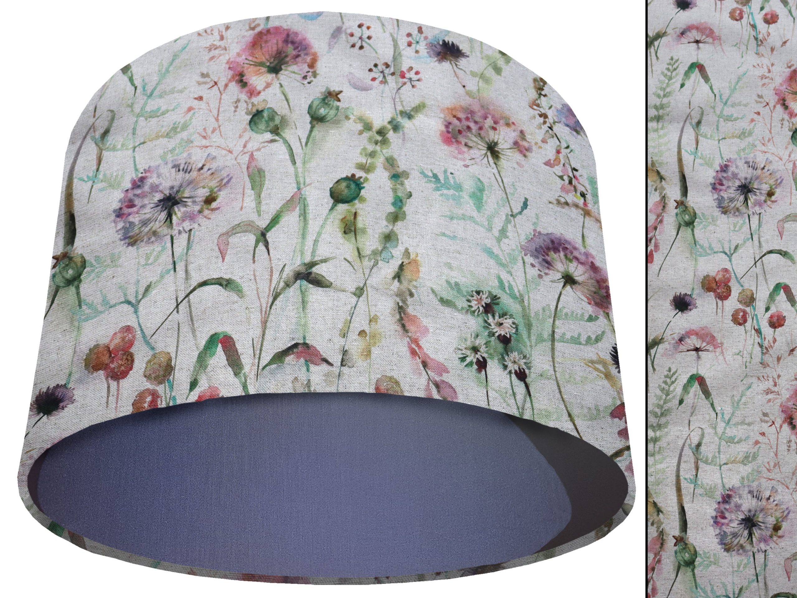 Country Floral Light Shade Blue, Inspired Vintage Home