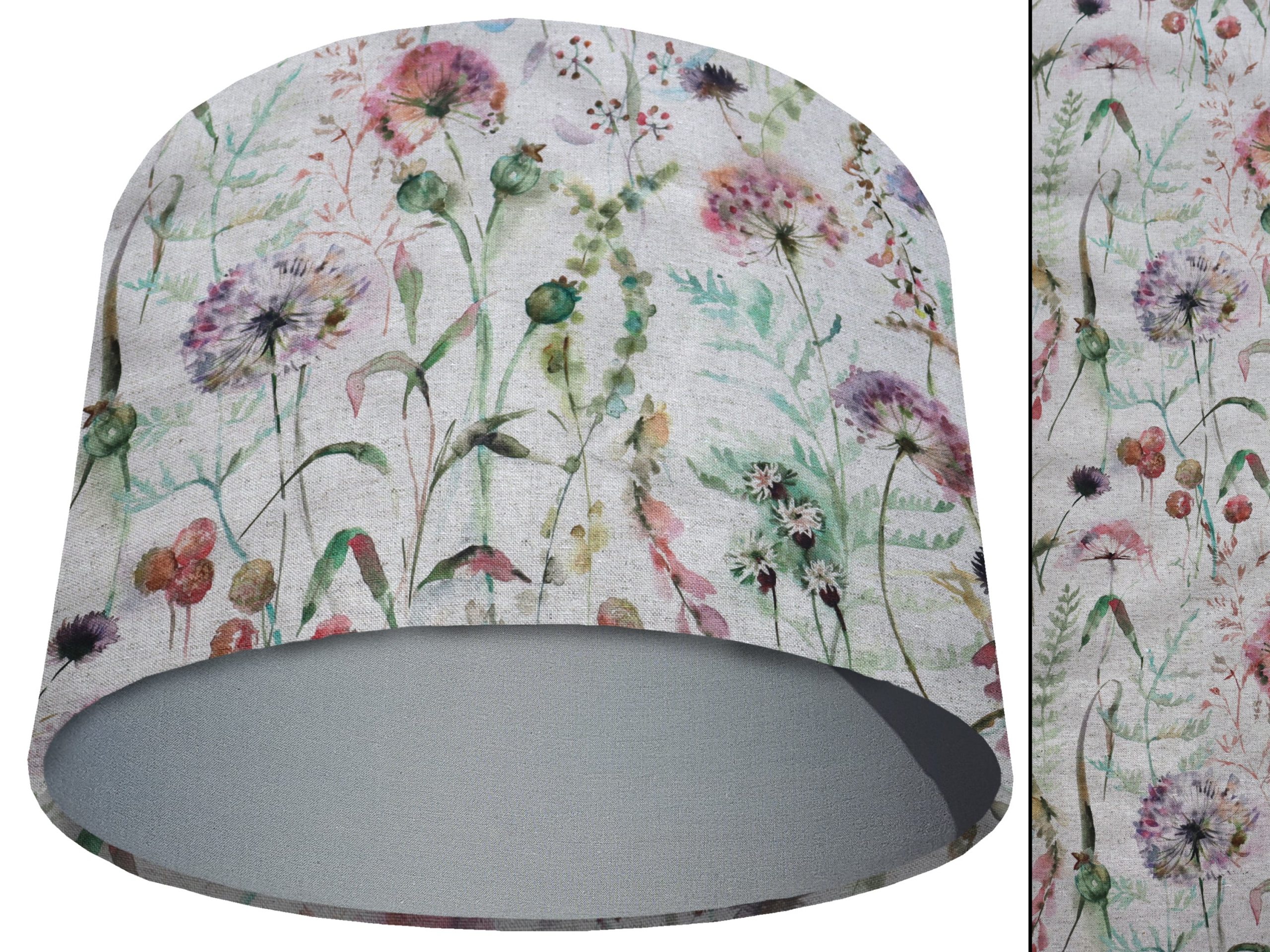 Country Floral Light Shade Light Grey, Inspired Vintage Home