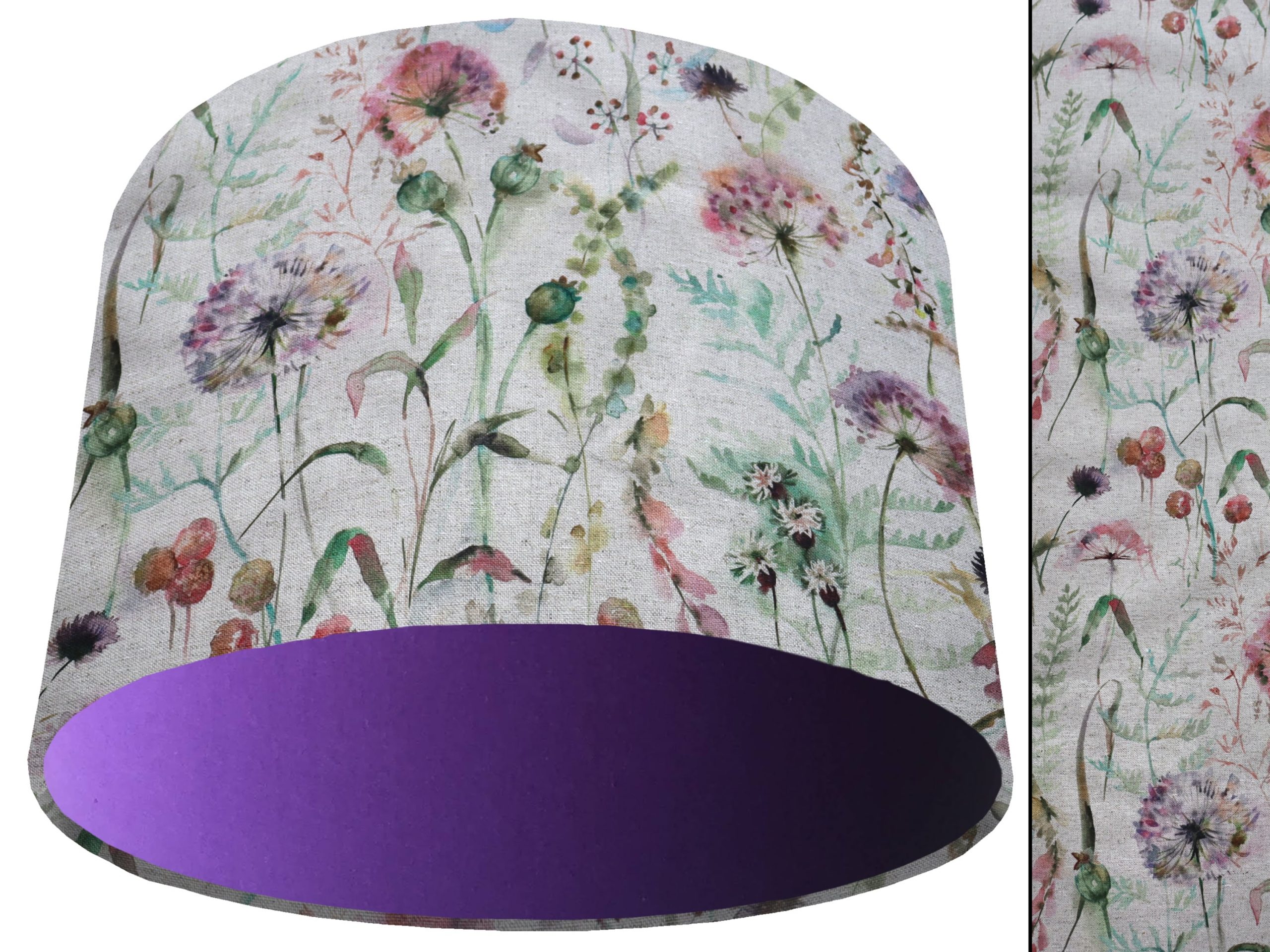 Country Floral Light Shade Purple, Inspired Vintage Home