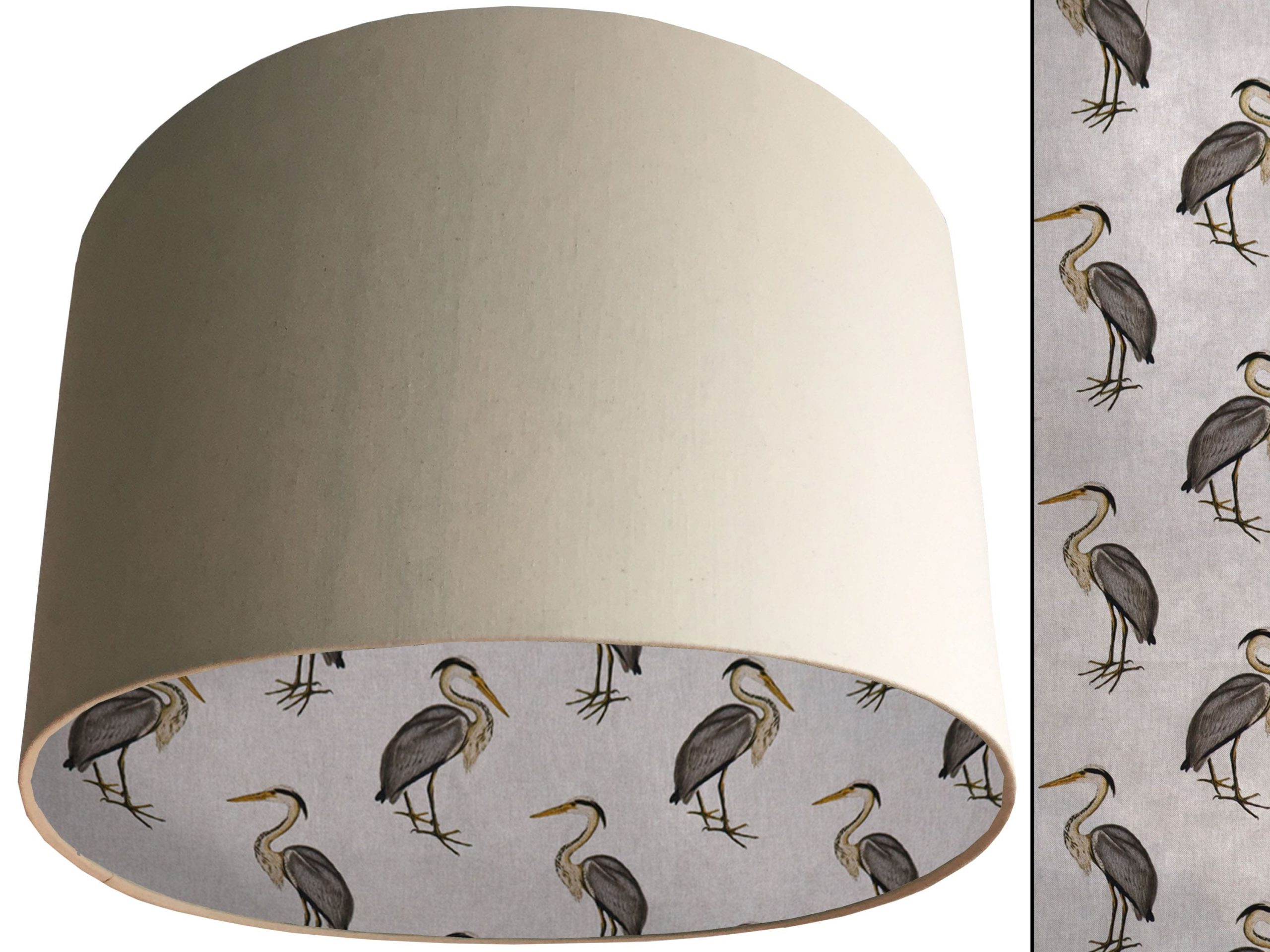 Country Rustic Lampshade Cream, Traditional Home Interior