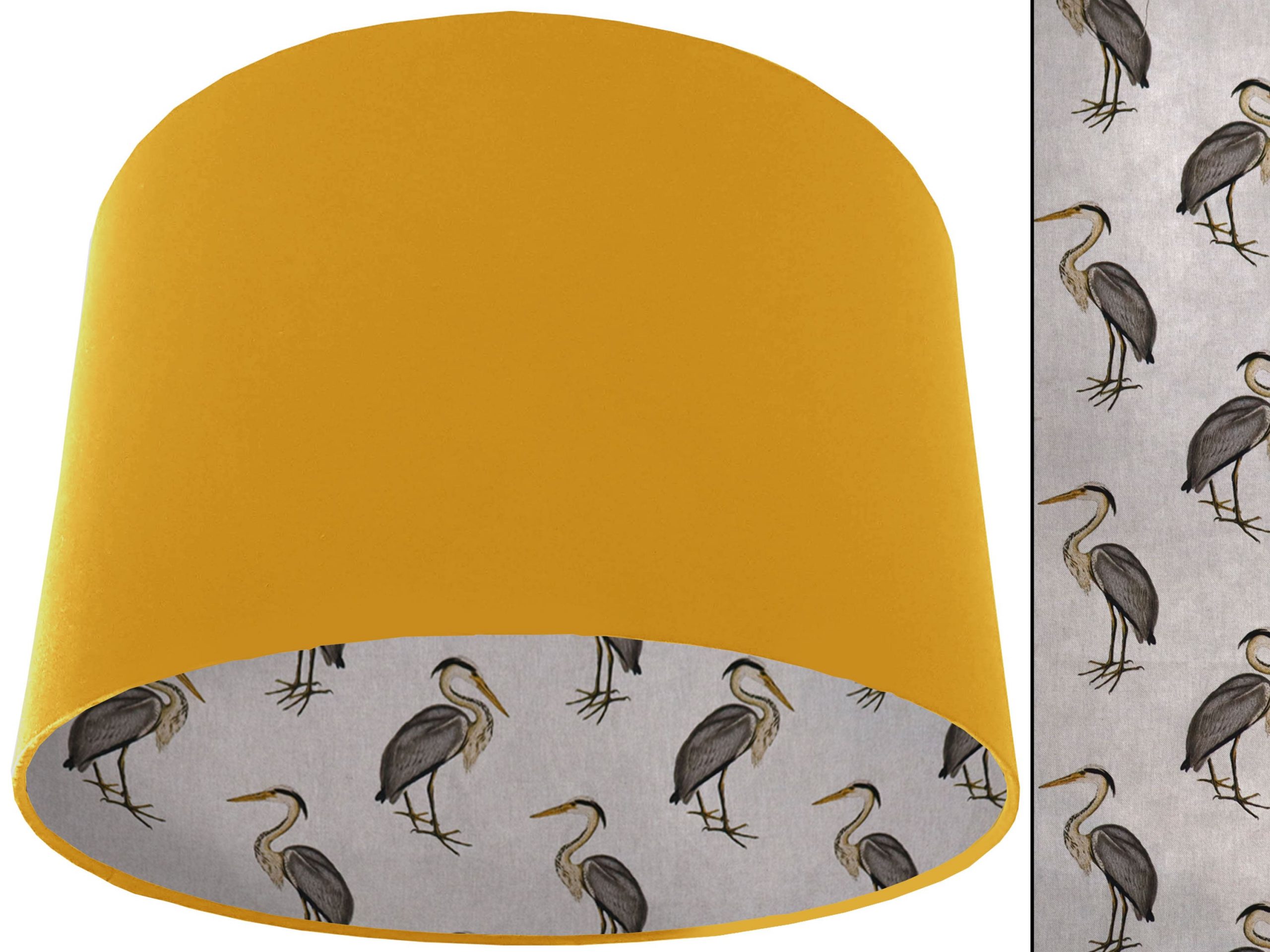 Country Rustic Lampshade Yellow, Traditional Home Interior