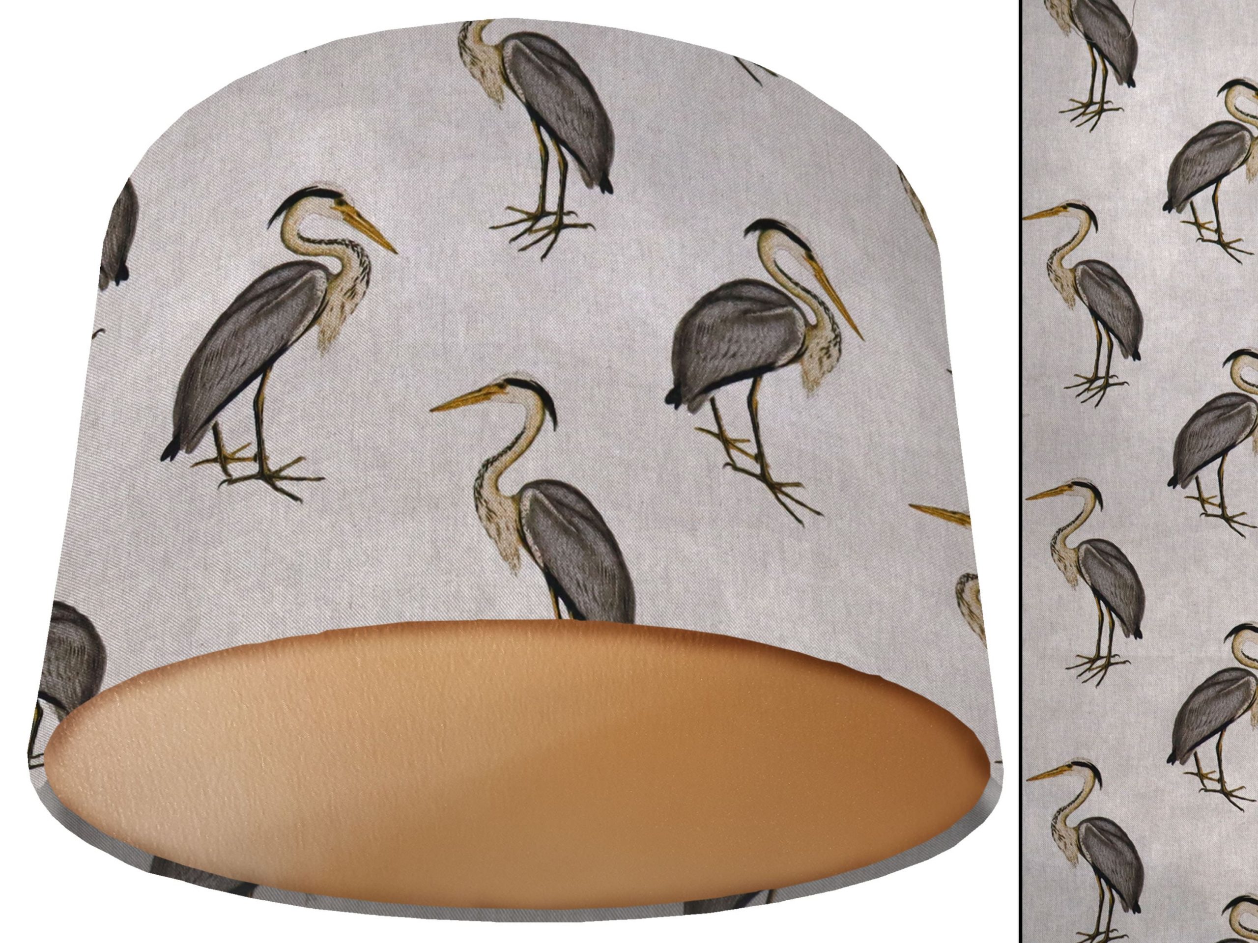 Country Rustic Lamp Shade Gold, Inspired Vintage Décor