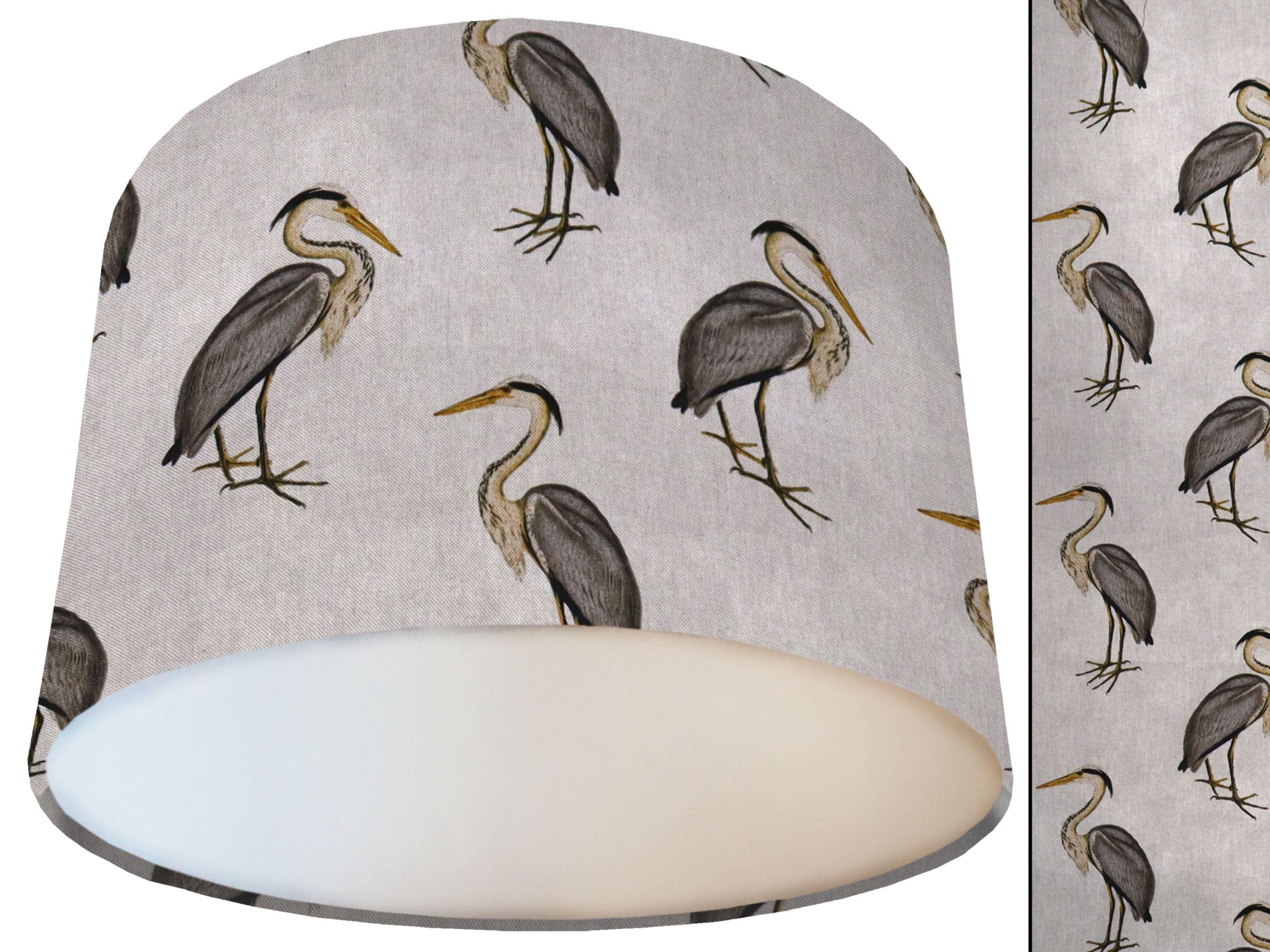 Country Rustic Lamp Shade White, Inspired Vintage Décor