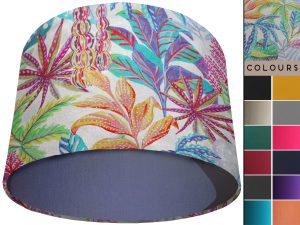 Rainbow Tropical Light Shade Blue, Modern Home Interior