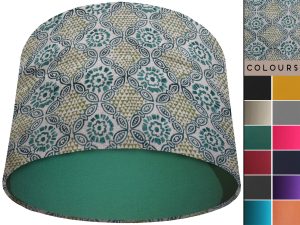 Green Bohemian Light Shade Green, Geometric Home Interior