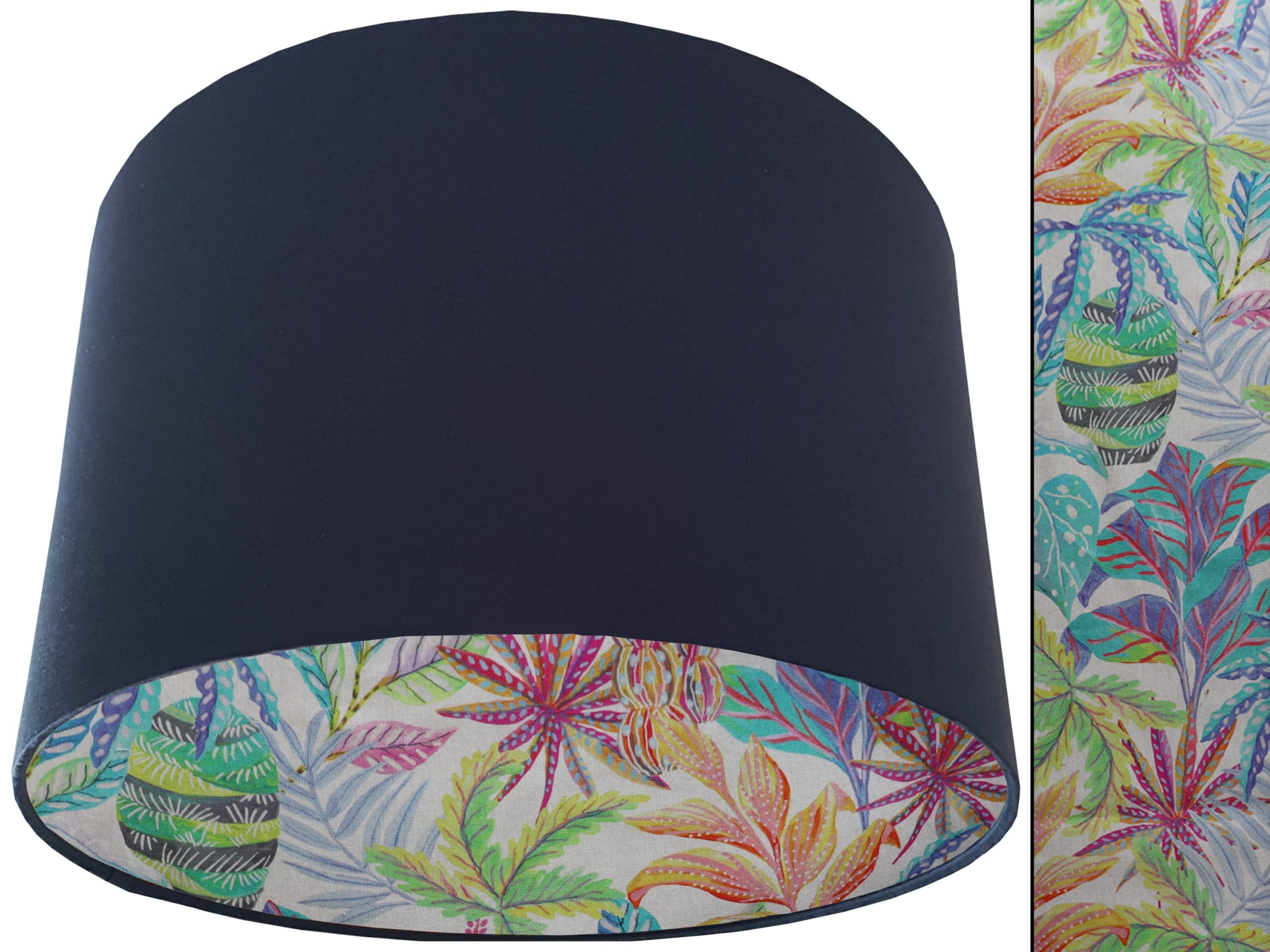 Rainbow Tropical Lampshade Blue, Modern Exotic Home
