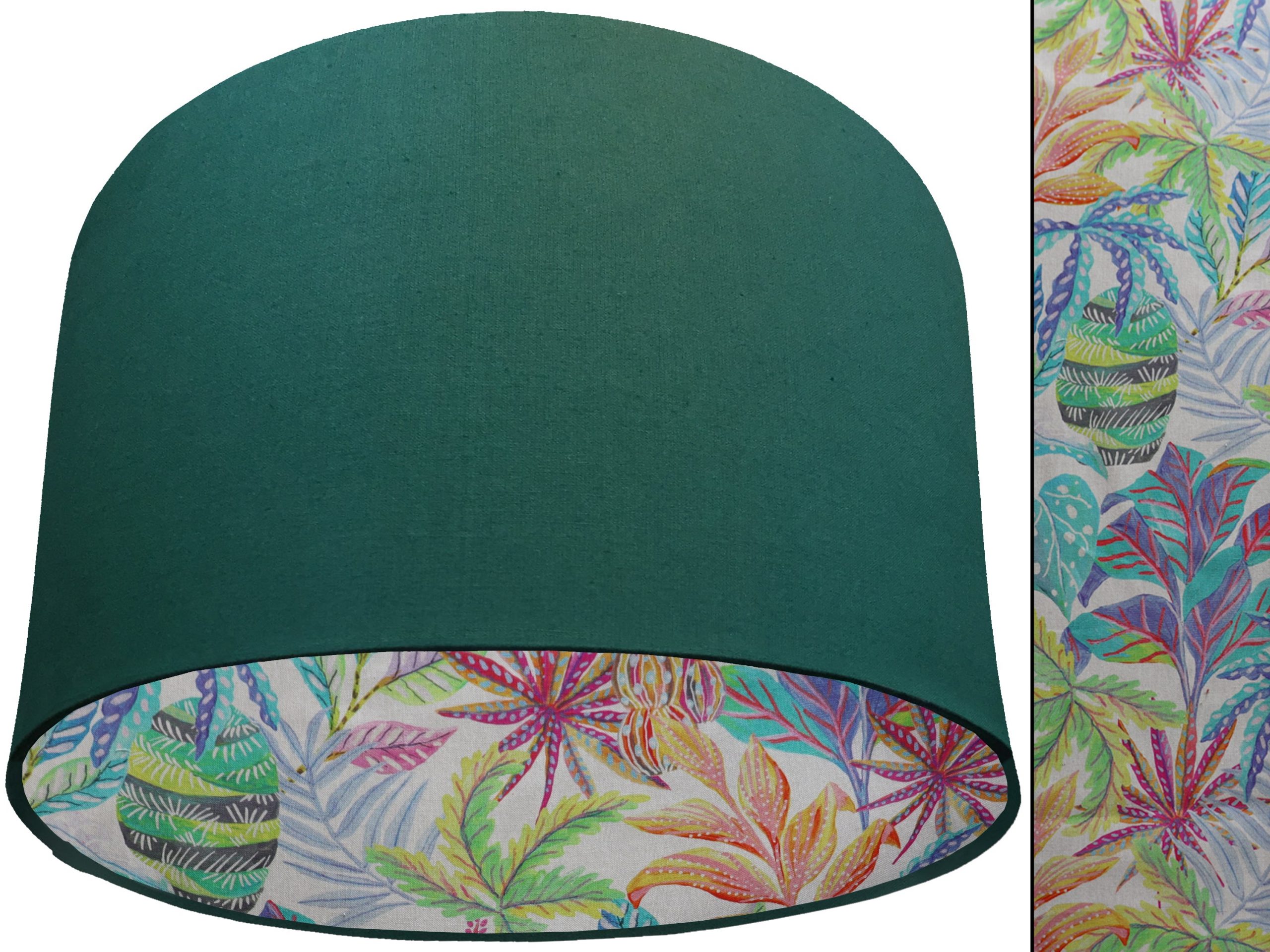 Rainbow Tropical Lampshade Green, Modern Exotic Home