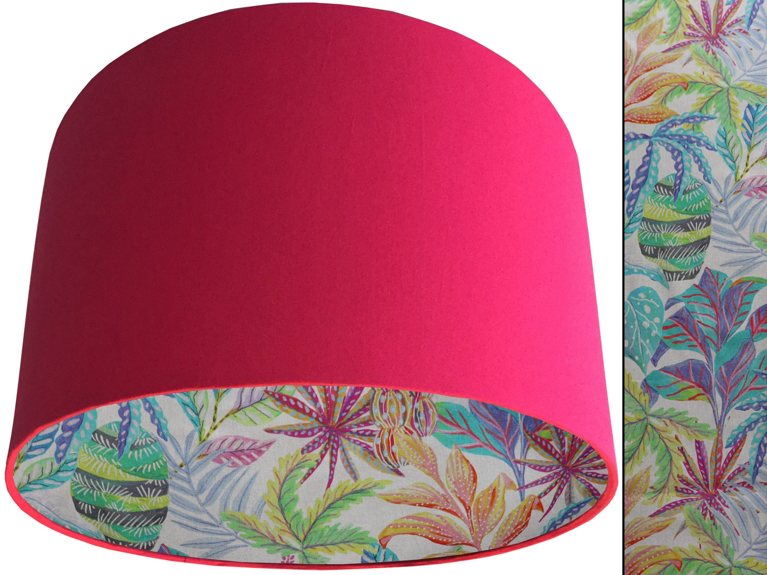 Rainbow Tropical Lampshade Pink, Modern Exotic Home