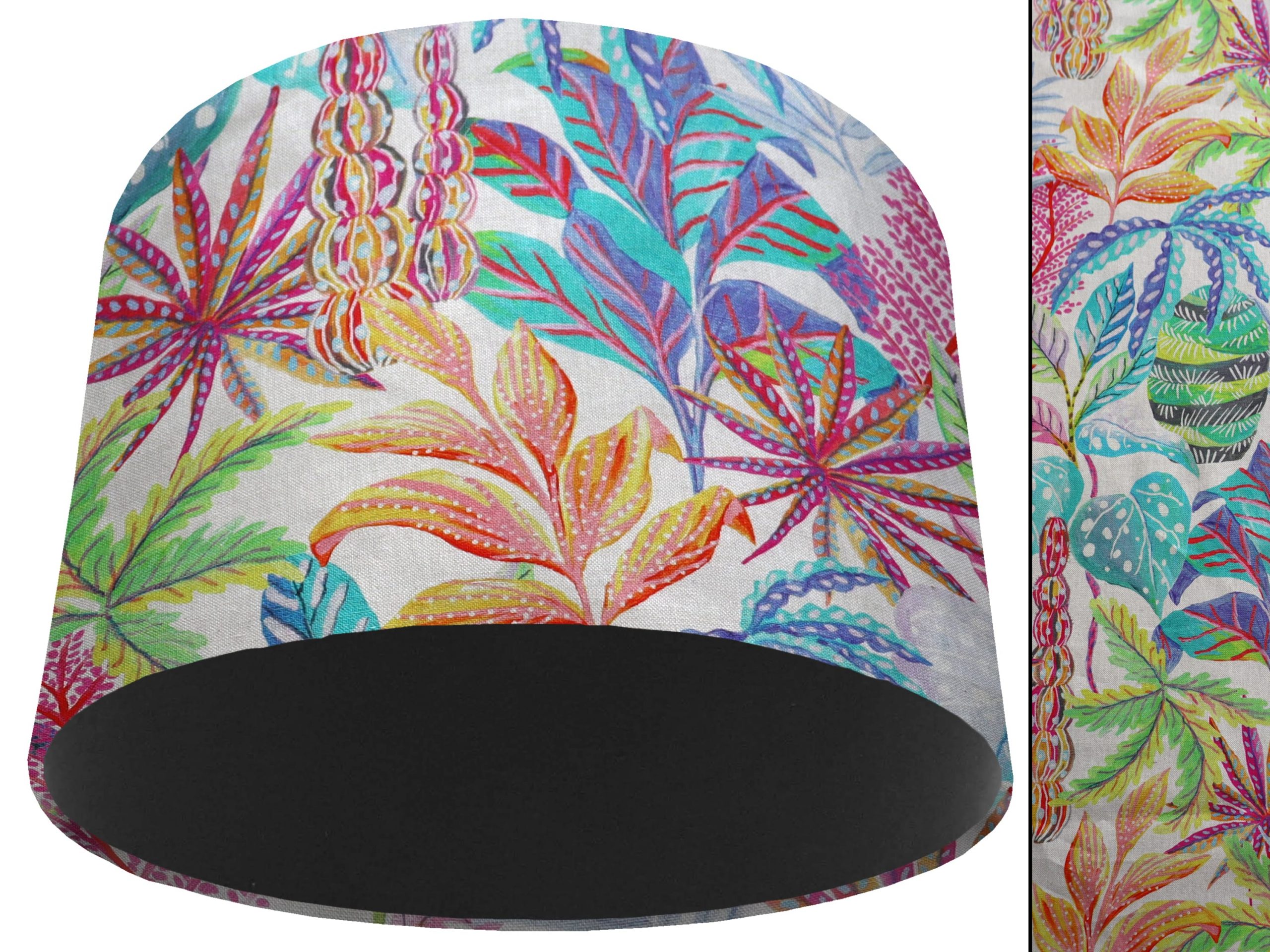 Rainbow Tropical Light Shade Black, Modern Home Interior