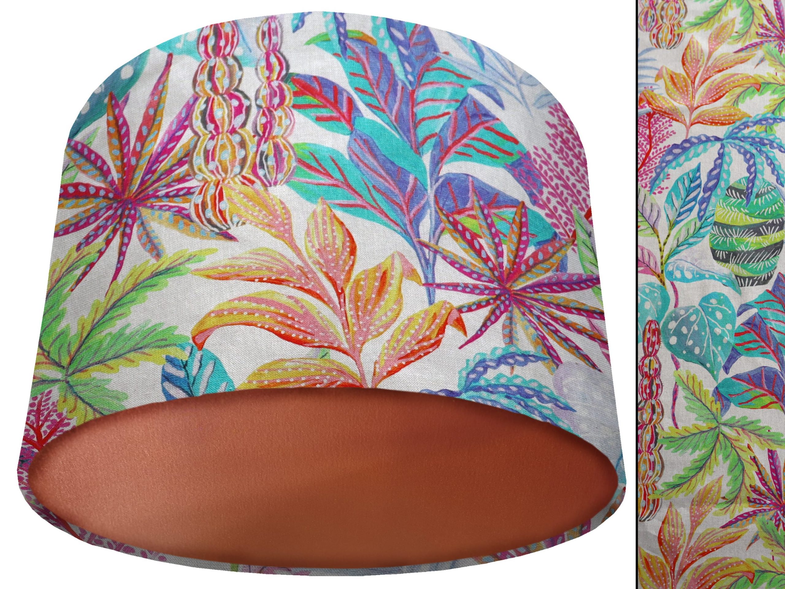 Rainbow Tropical Lamp Shade Copper, Modern Home Interior