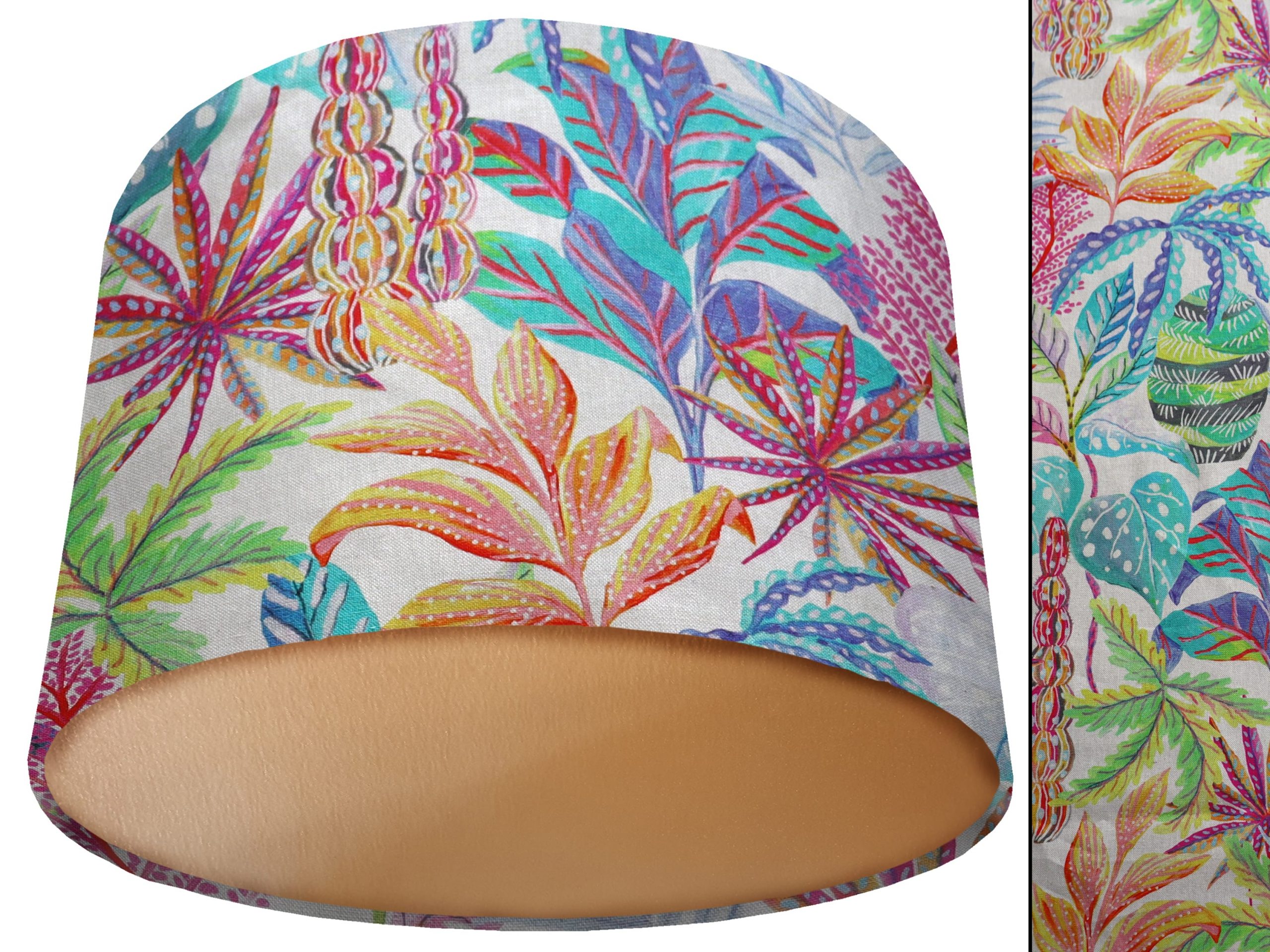 Rainbow Tropical Lamp Shade Gold, Modern Home Interior