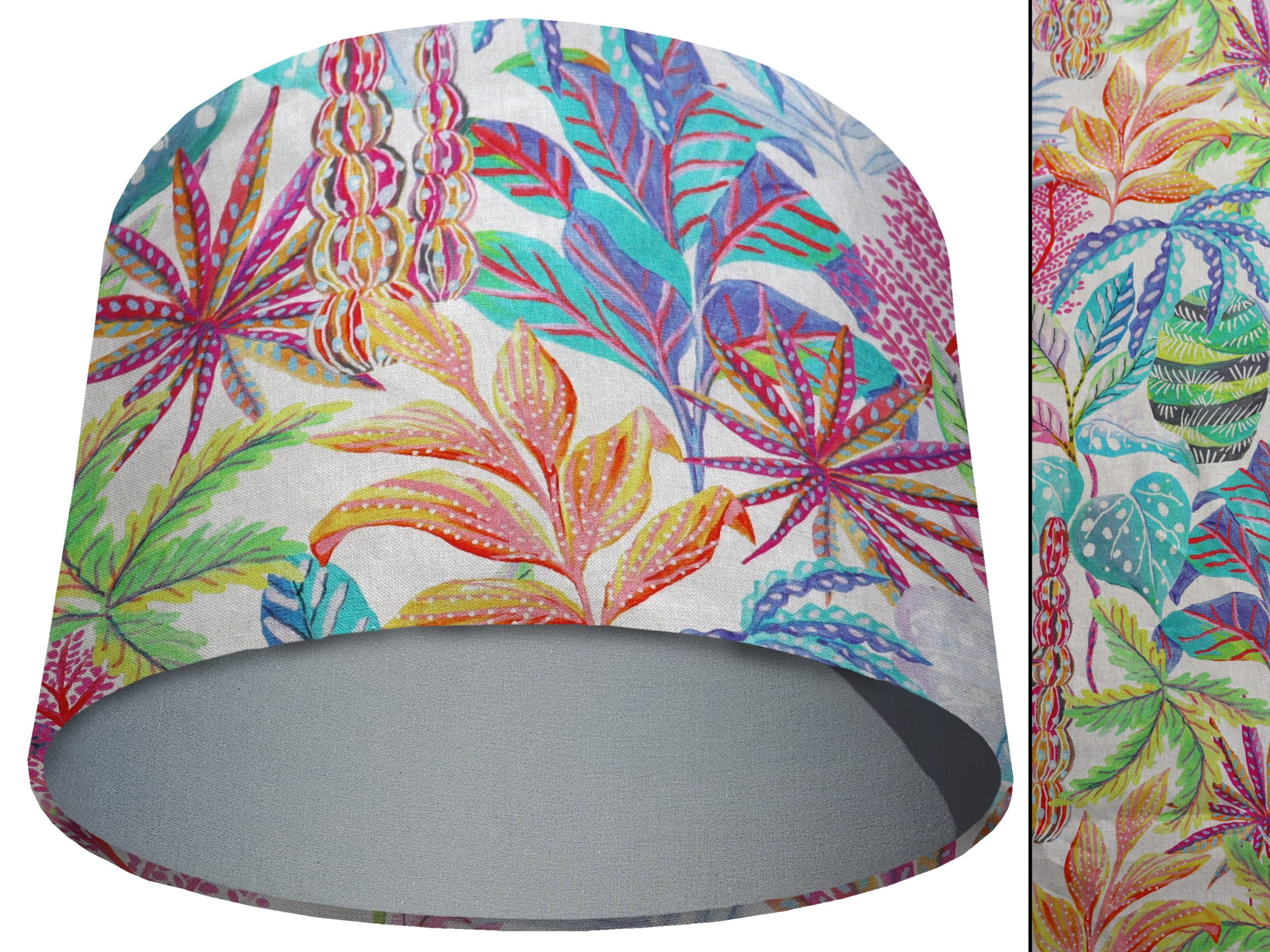 Rainbow Tropical Light Shade Light Grey, Modern Home Interior