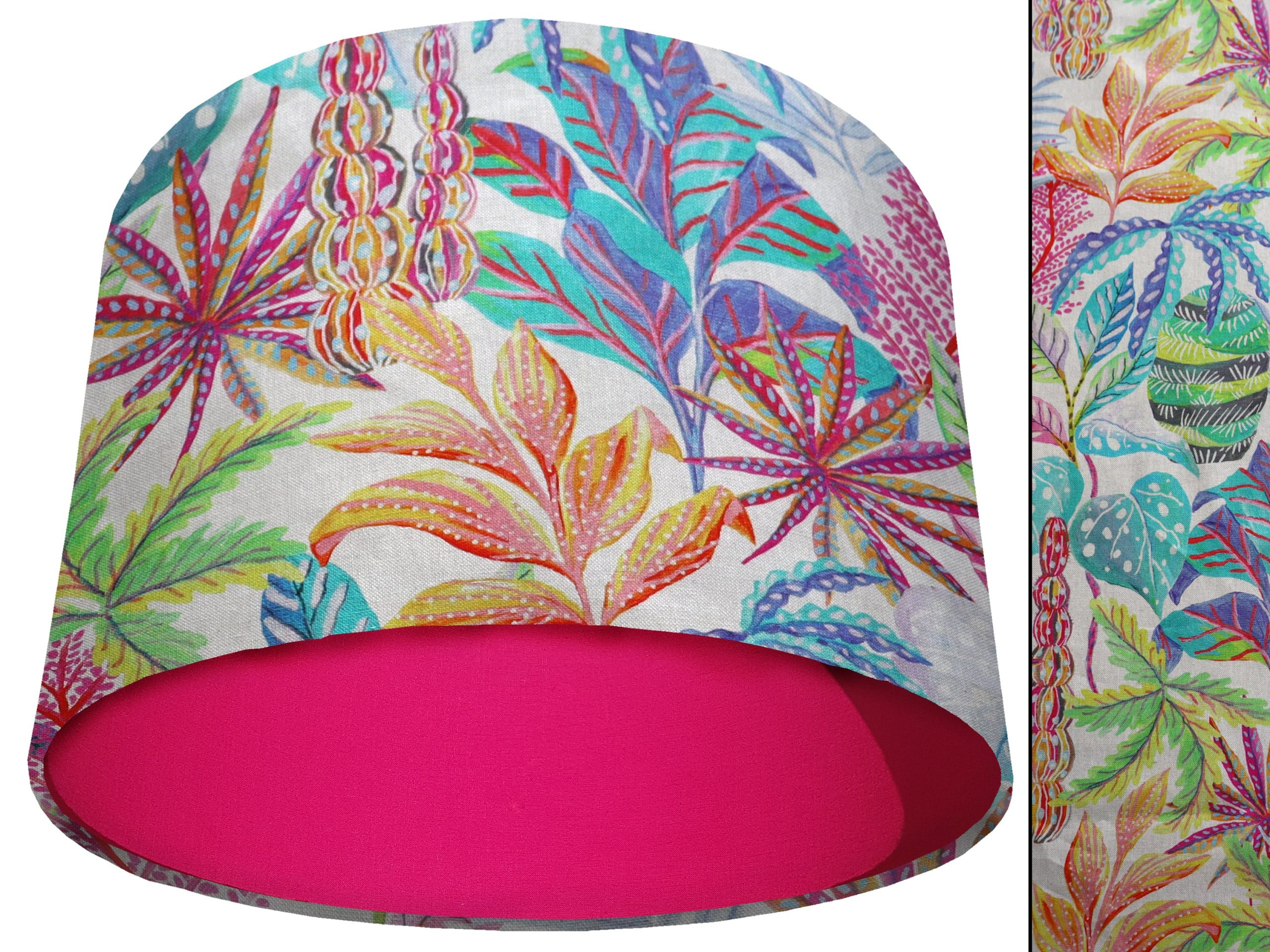 Rainbow Tropical Light Shade Pink, Modern Home Interior