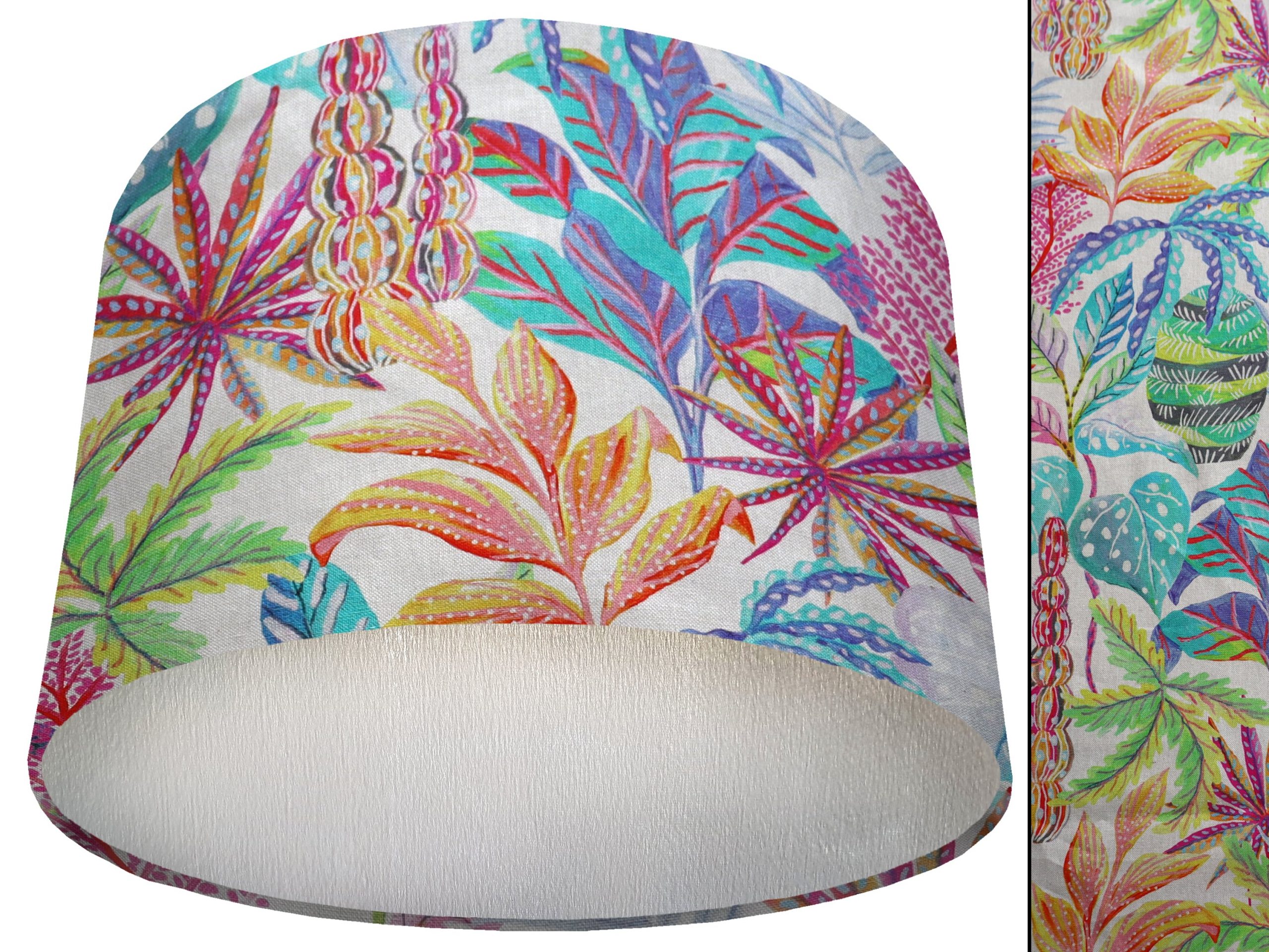 Rainbow Tropical Lamp Shade Silver, Modern Home Interior