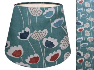 Modern Scandinavian Empire Lampshade, Botanical Home Interior