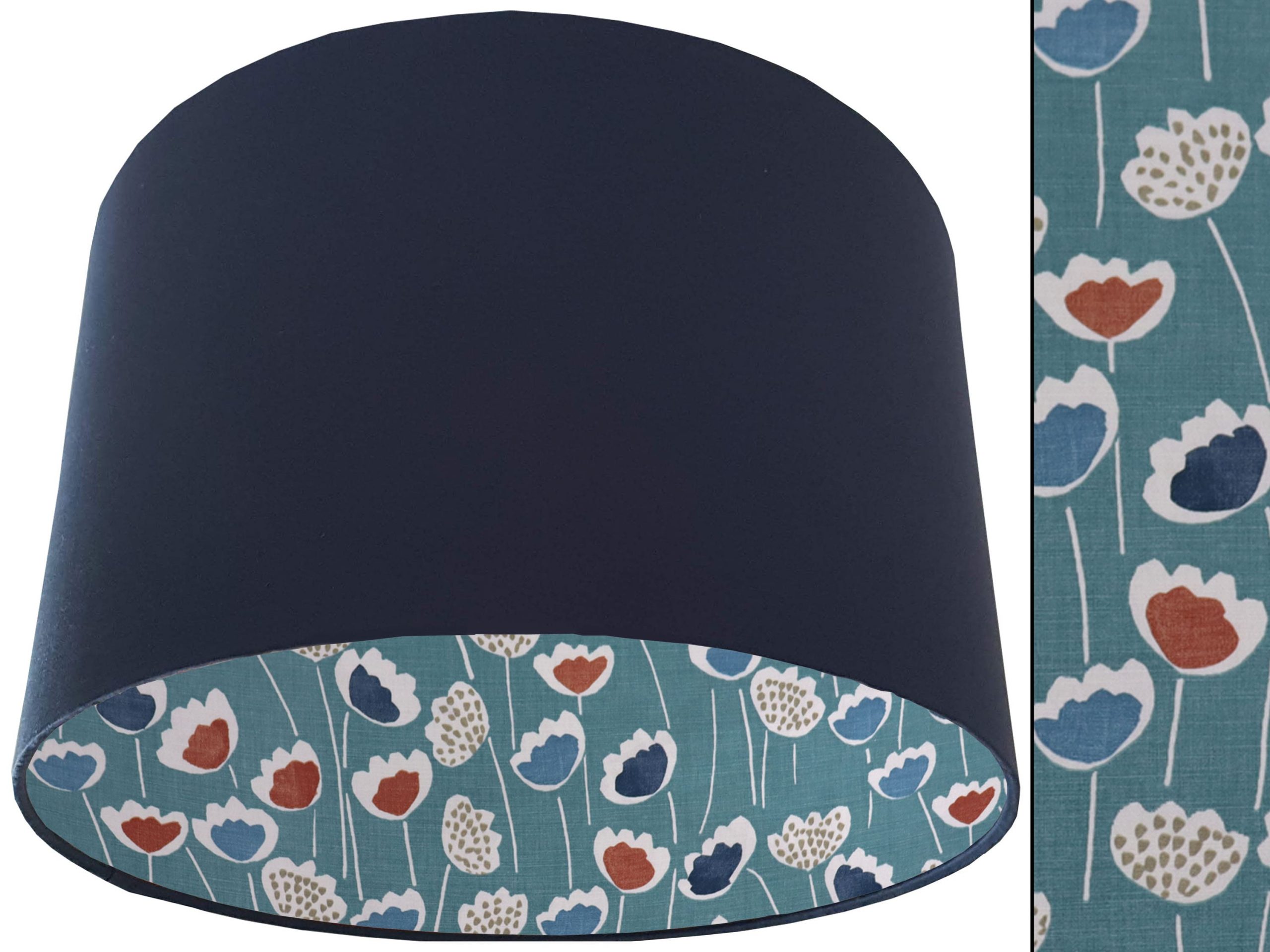 Green Scandinavian Lampshade Blue, Modern Scandi Décor