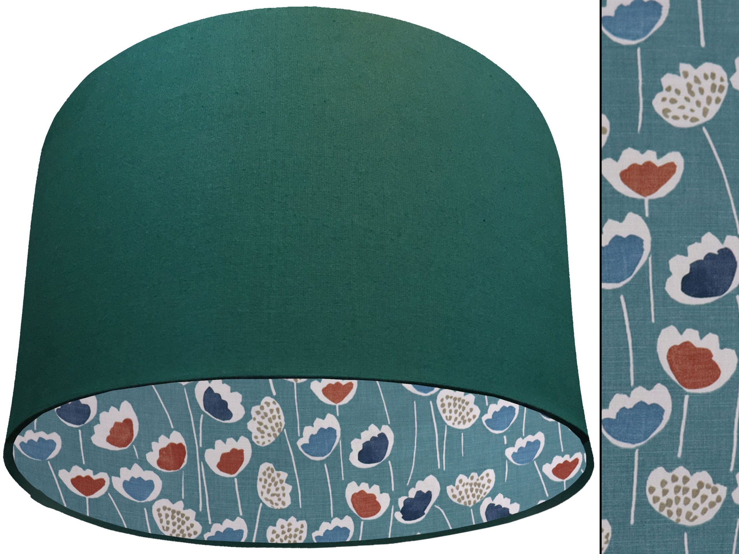 Green Scandinavian Lampshade Green, Modern Scandi Décor