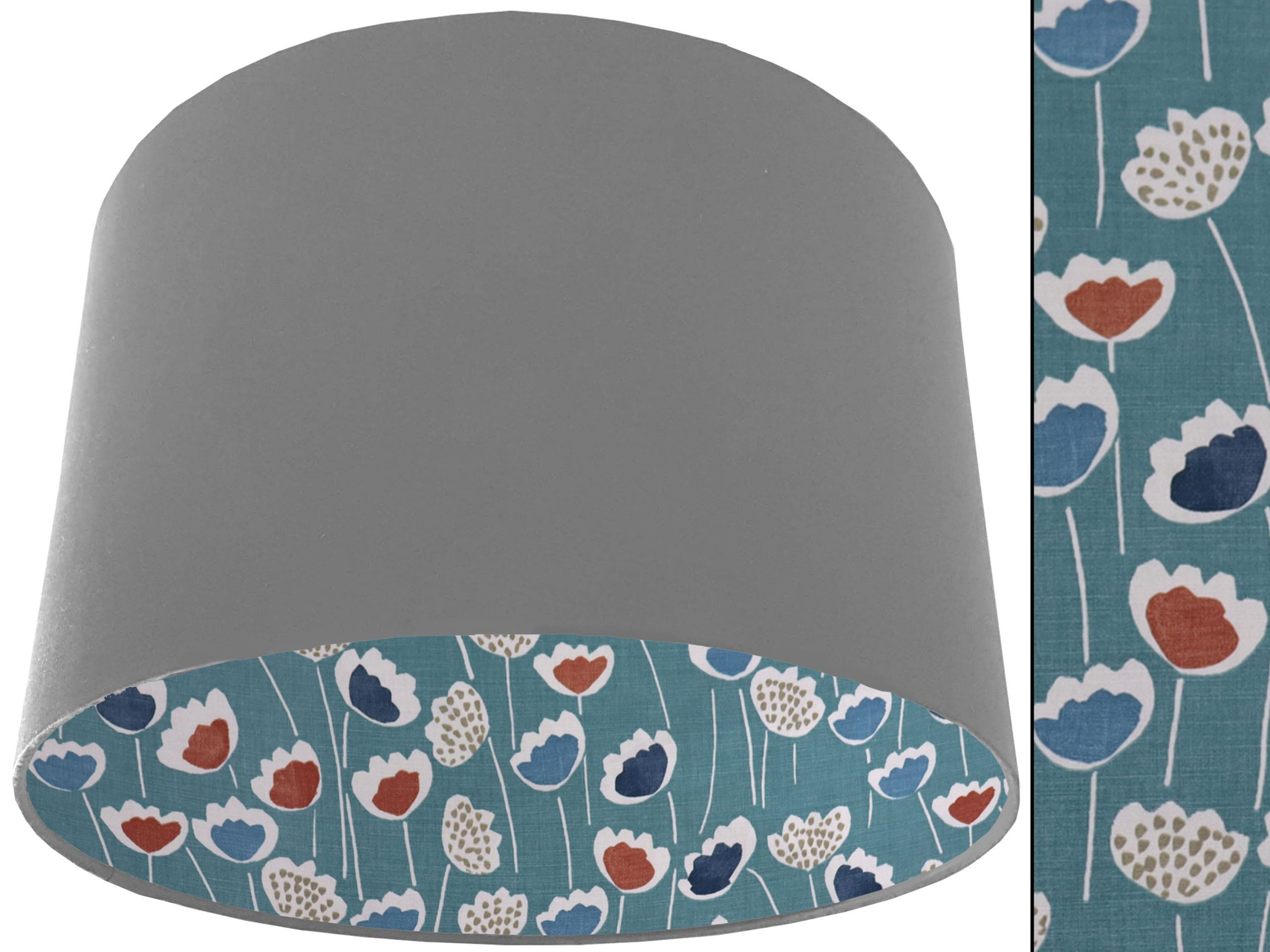Green Scandinavian Lampshade Light Grey, Modern Scandi Décor